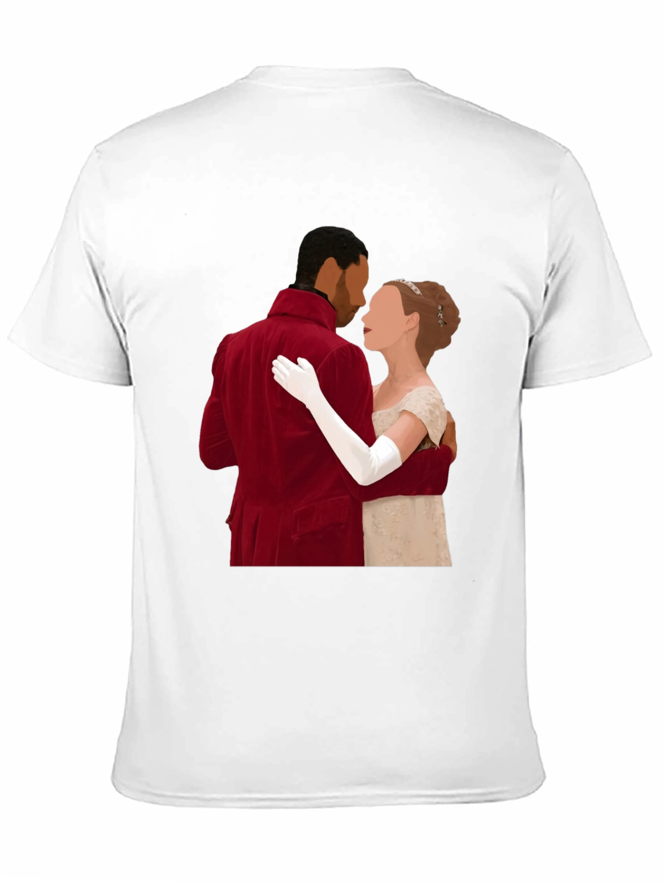 Bridgerton Couple Black T-Shirt
