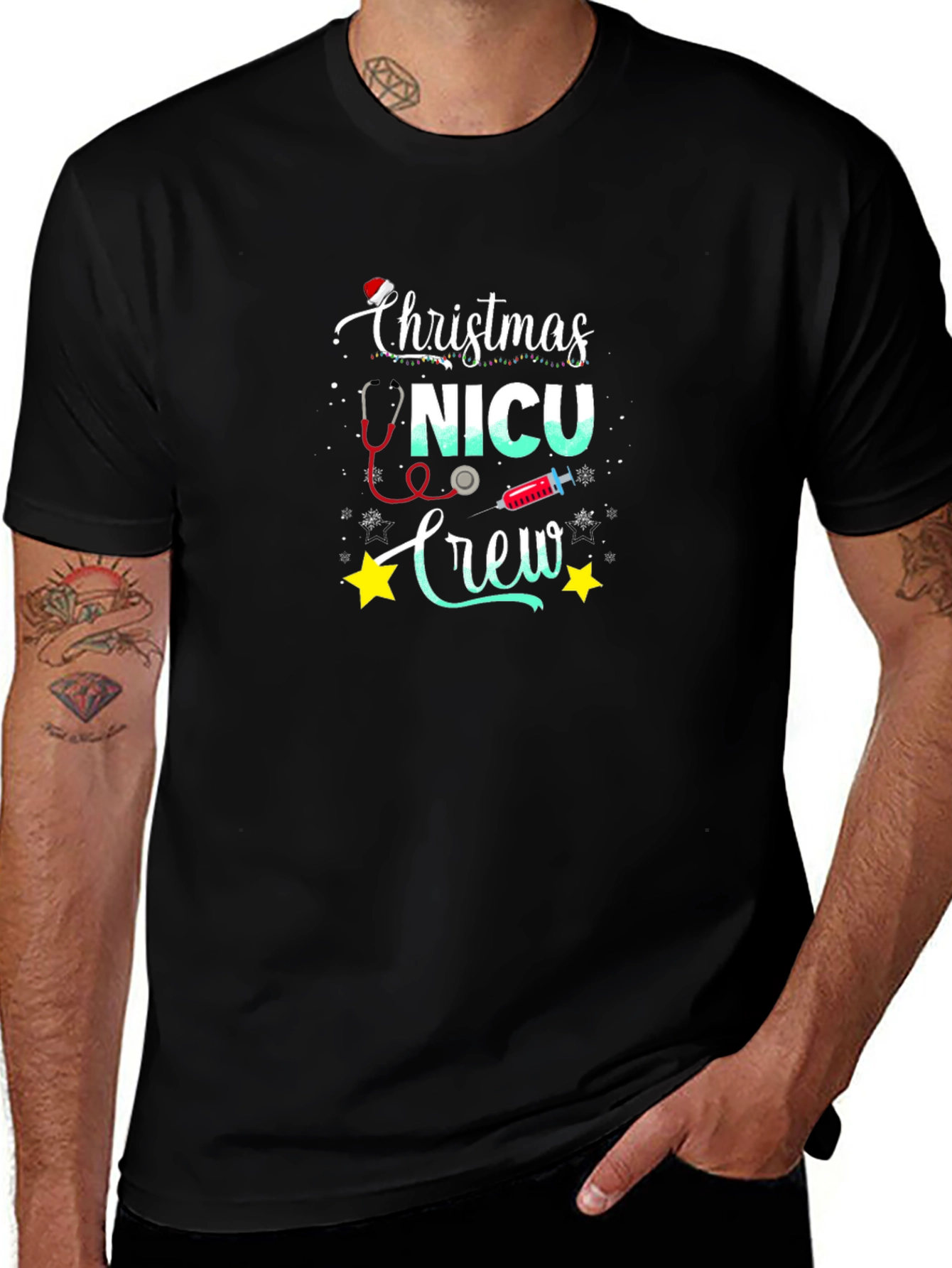 Christmas NICU Crew Graphic Tee