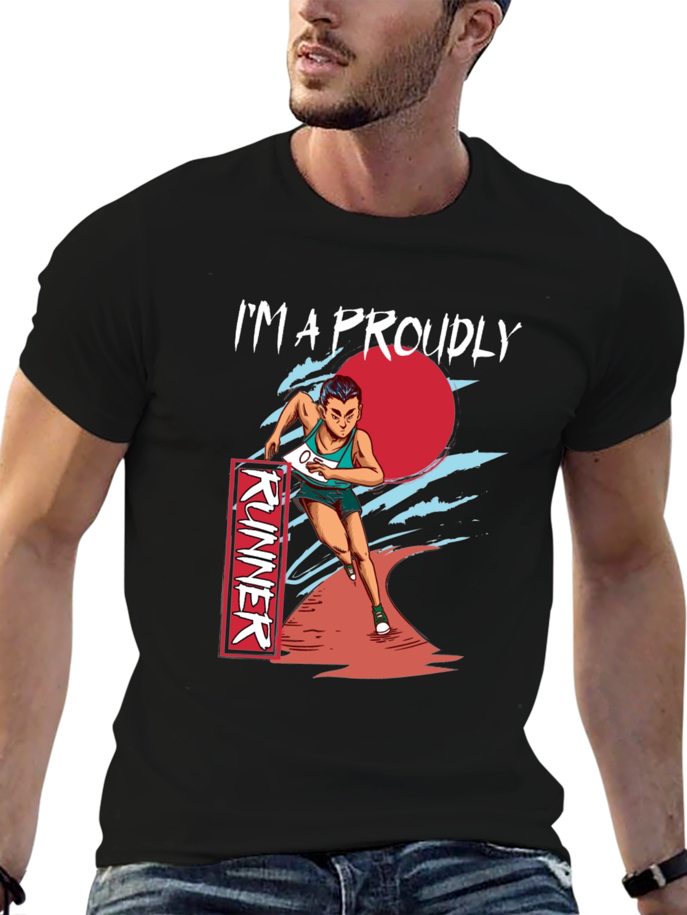 Proud Runner Graphic T-Shirt