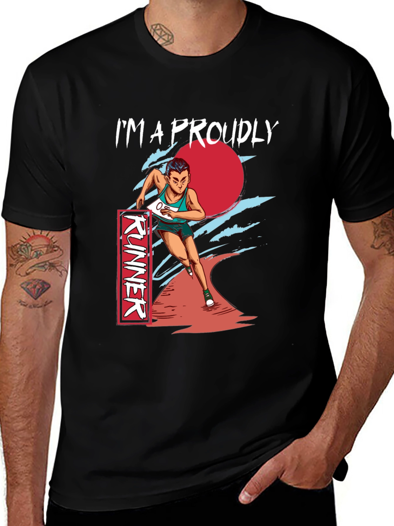 Proud Runner Graphic T-Shirt
