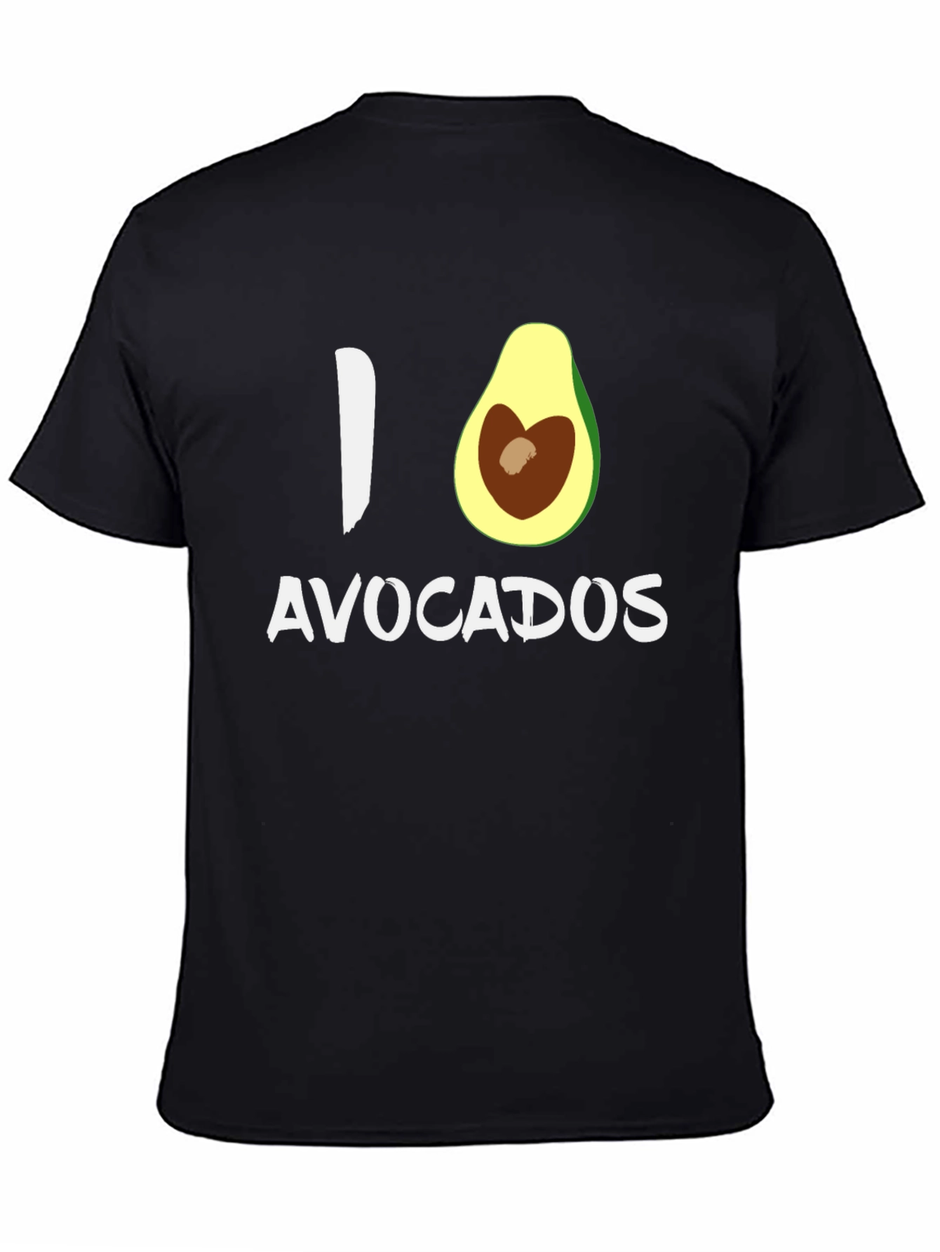 I Heart Avocados Graphic Tee - Black