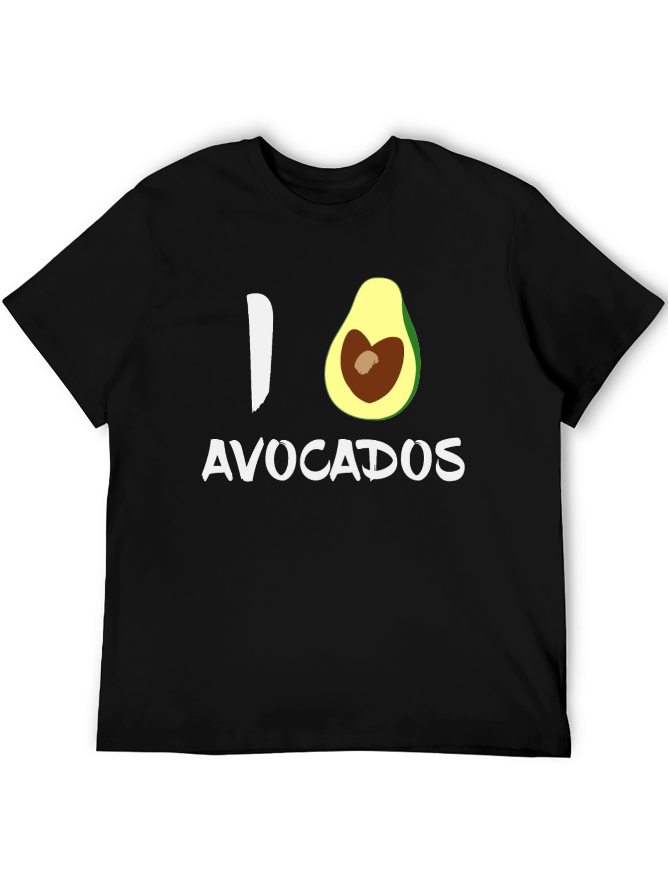 I Heart Avocados Graphic Tee - Black