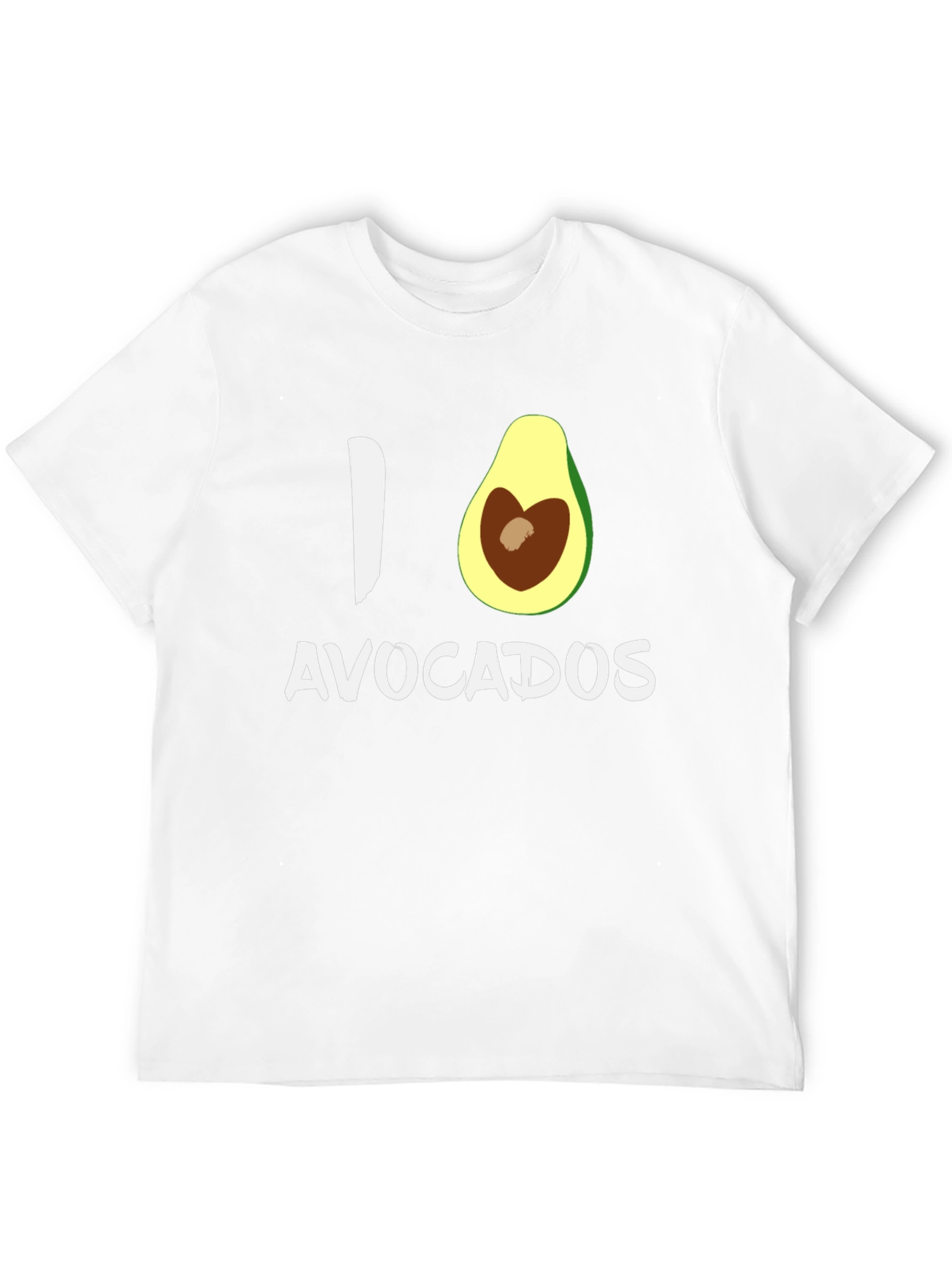 I Heart Avocados Graphic Tee - Black