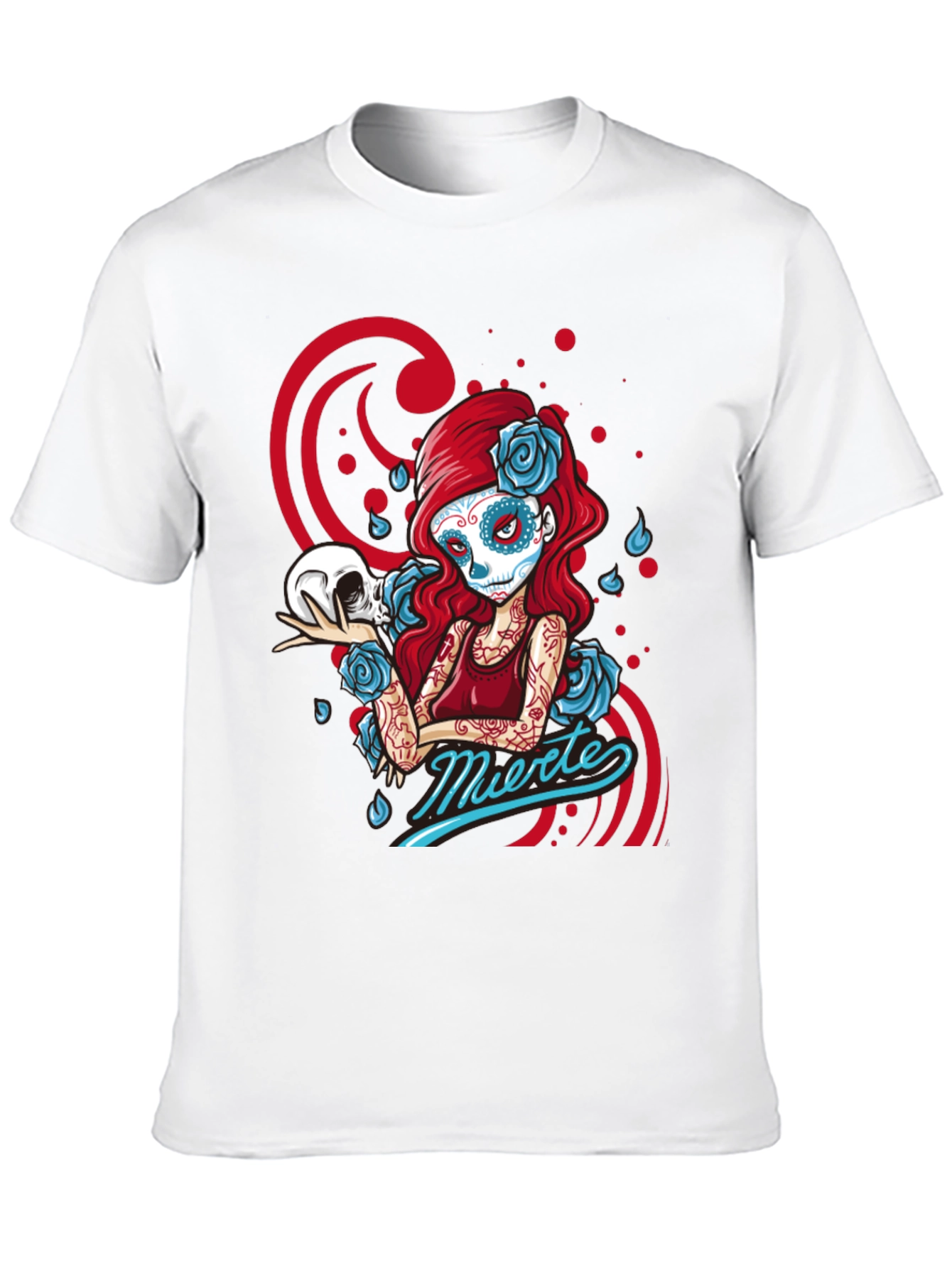 Sugar Skull Girl T-Shirt - Day of the Dead
