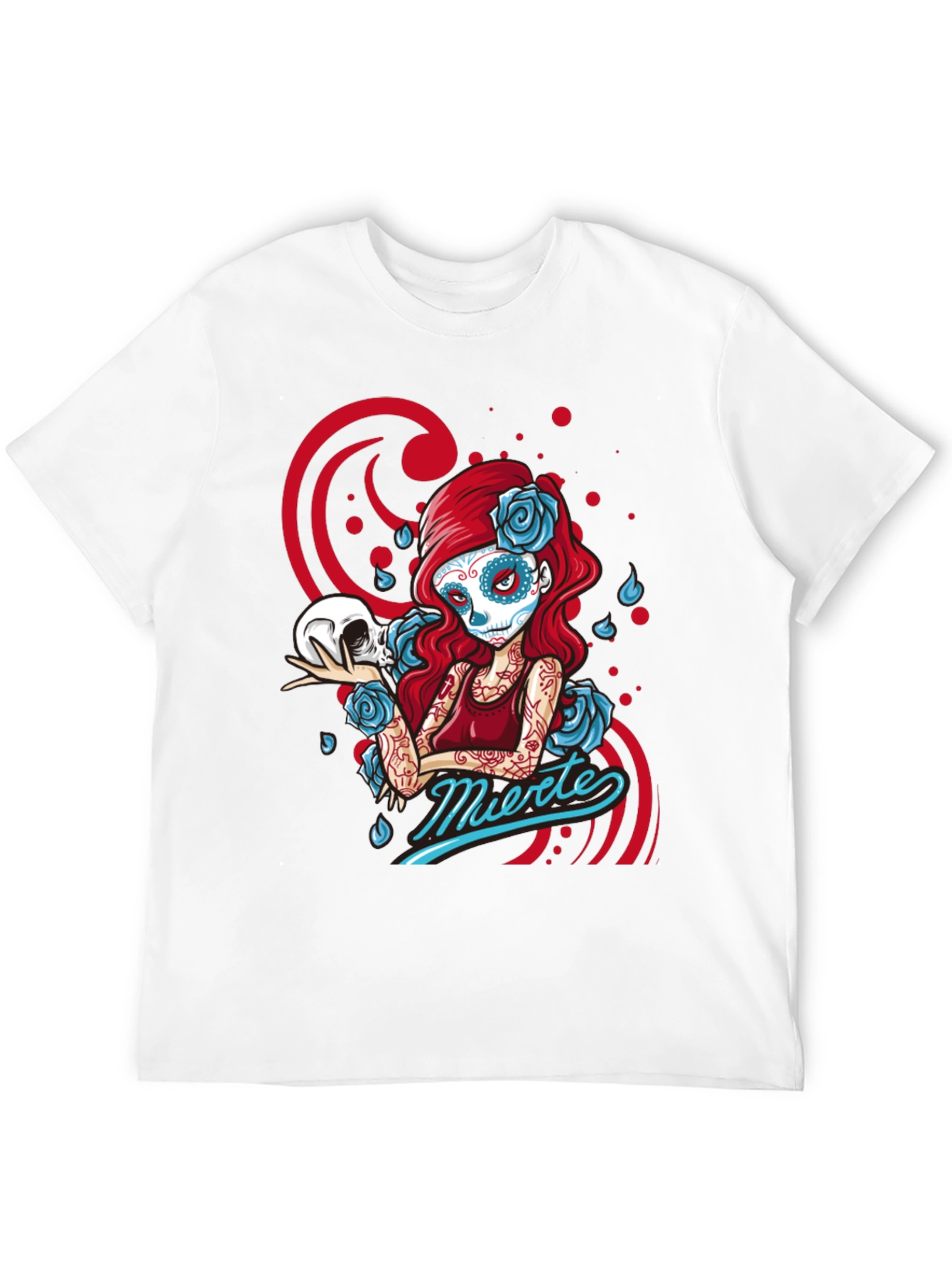 Sugar Skull Girl T-Shirt - Day of the Dead
