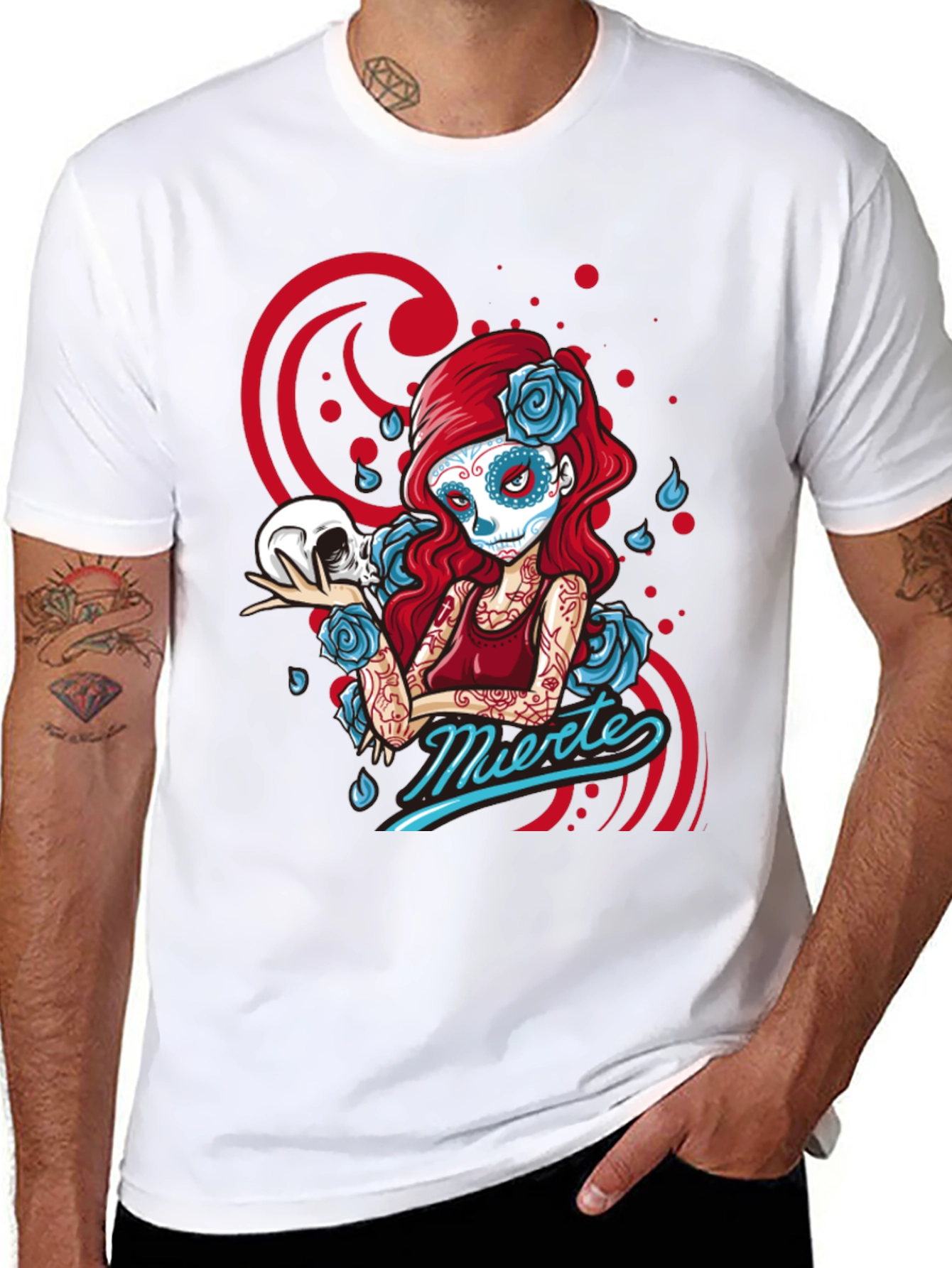 Sugar Skull Girl T-Shirt - Day of the Dead