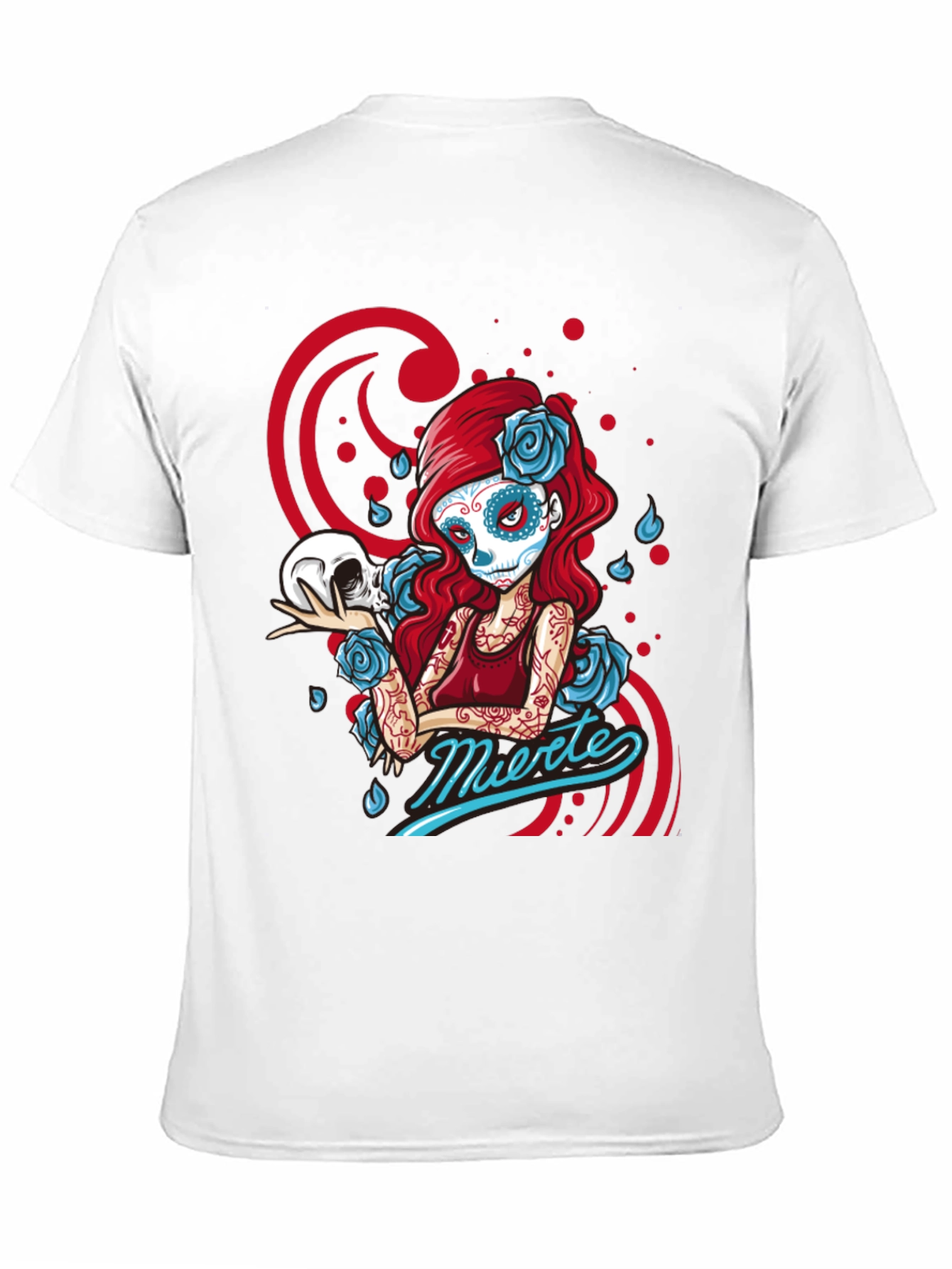 Sugar Skull Girl T-Shirt - Day of the Dead