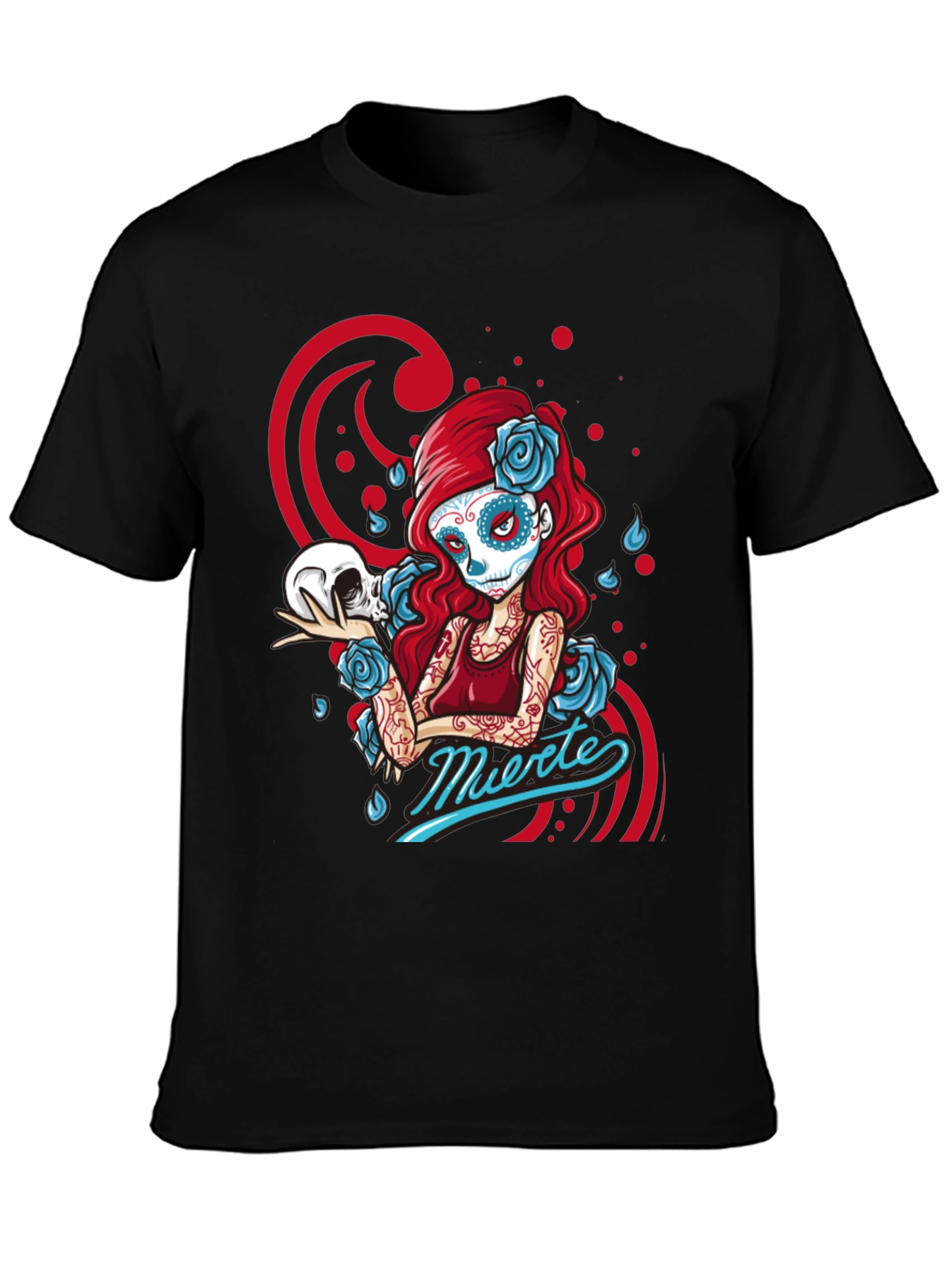Sugar Skull Girl T-Shirt - Day of the Dead