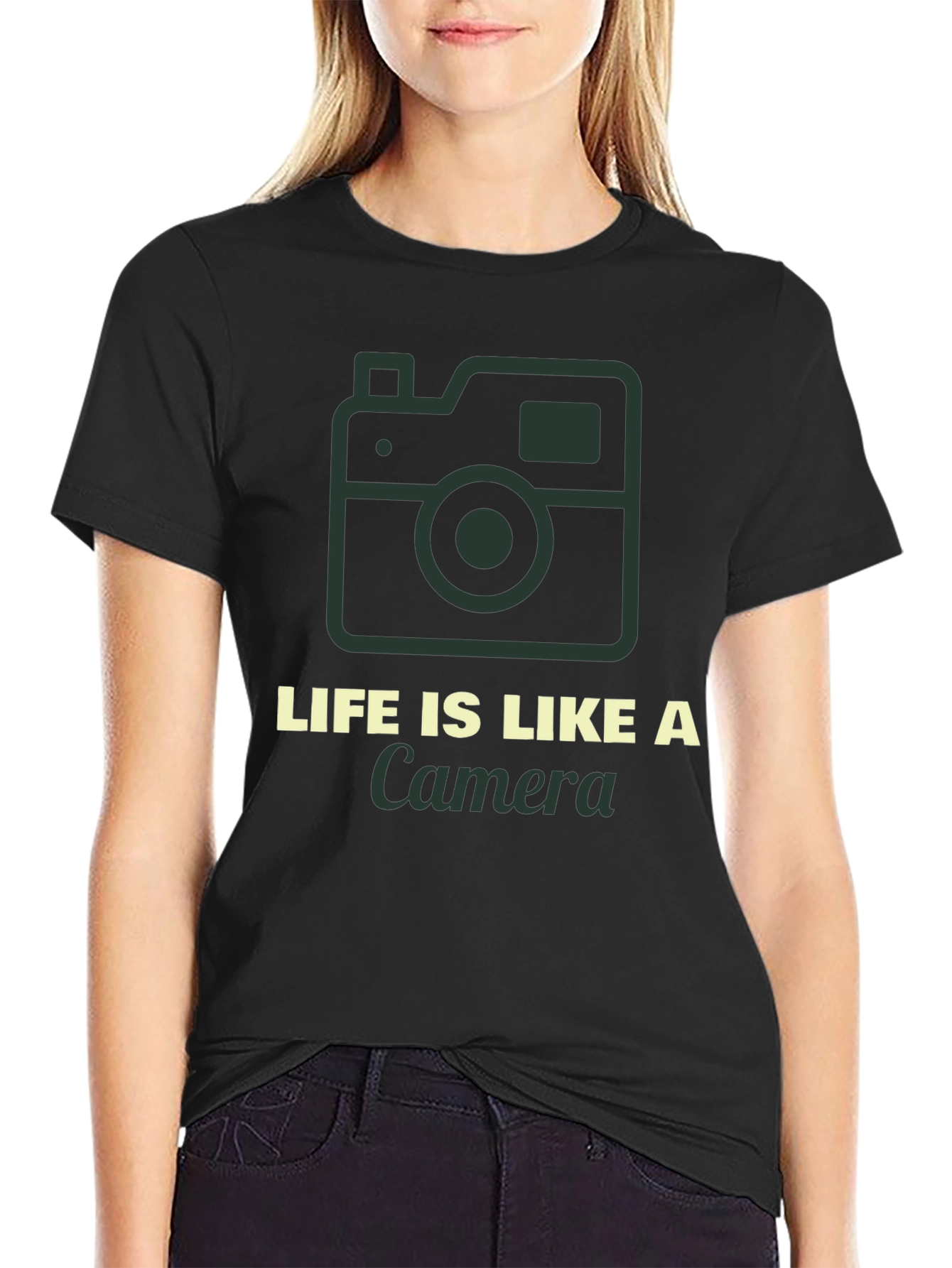 Life is Like a Camera Graphic T-Shirt