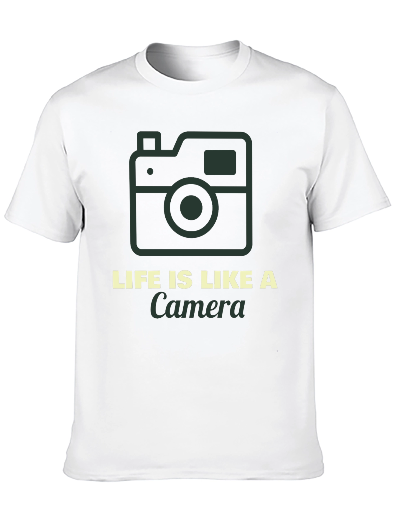 Life is Like a Camera Graphic T-Shirt