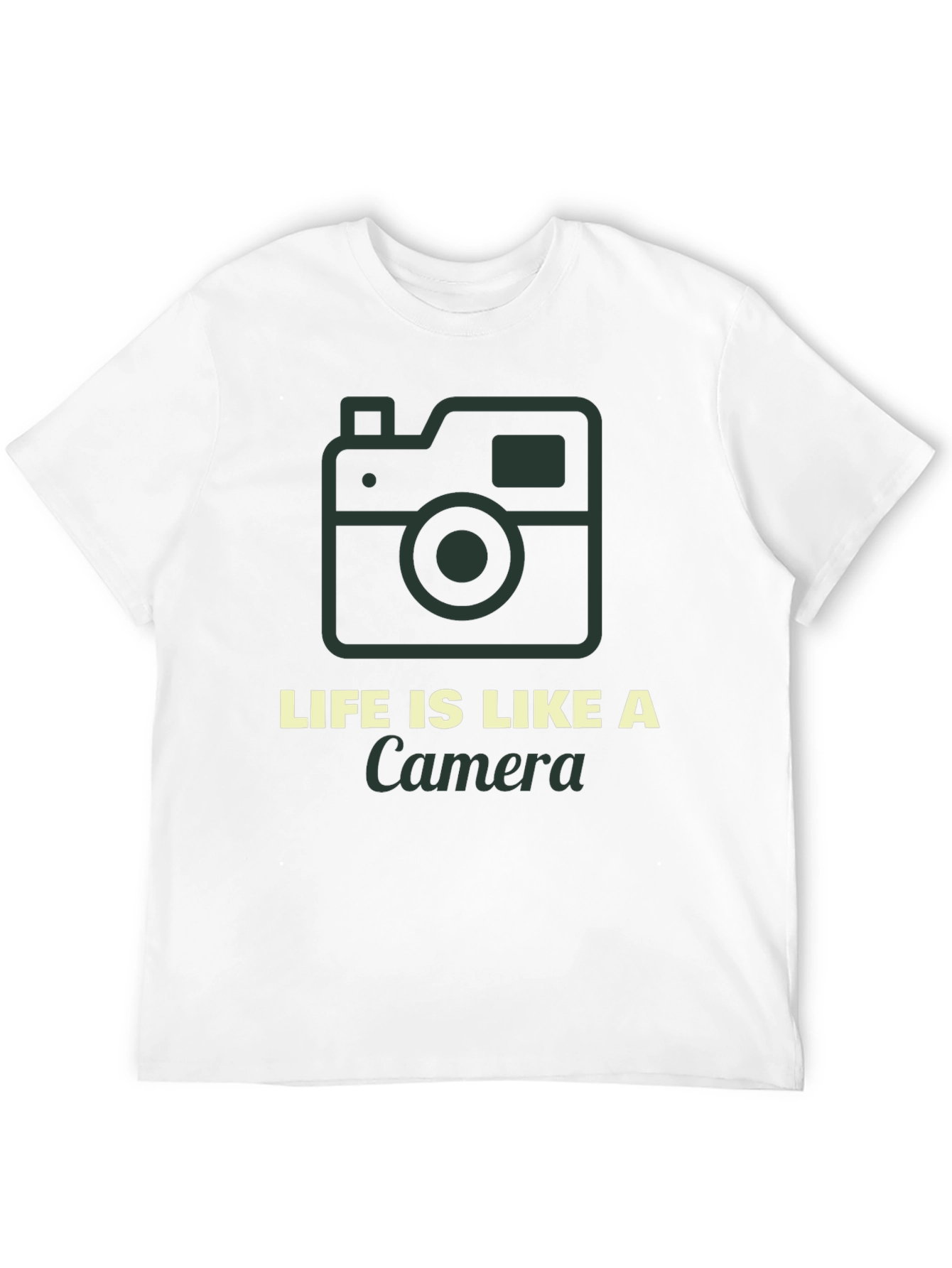 Life is Like a Camera Graphic T-Shirt