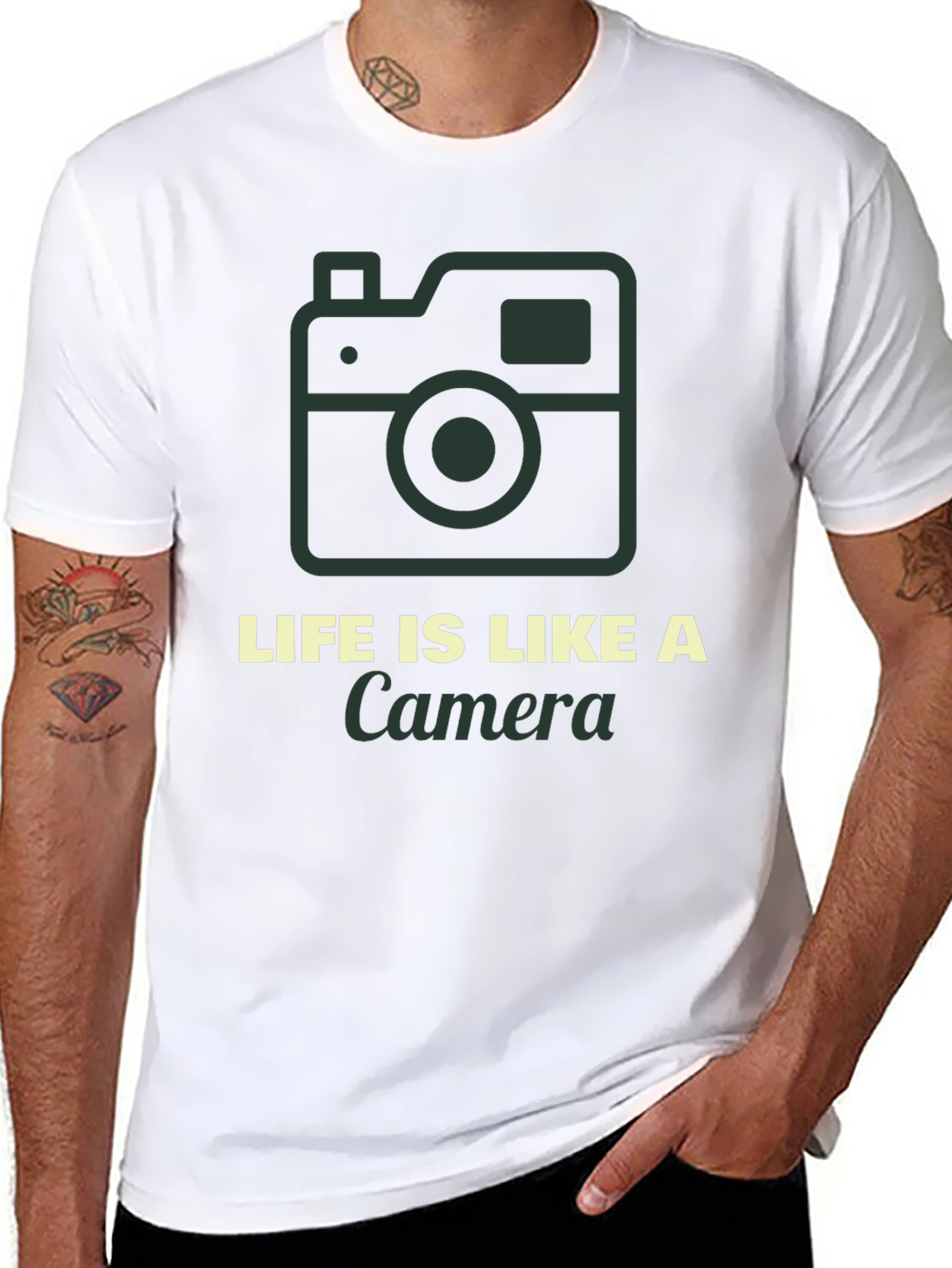 Life is Like a Camera Graphic T-Shirt