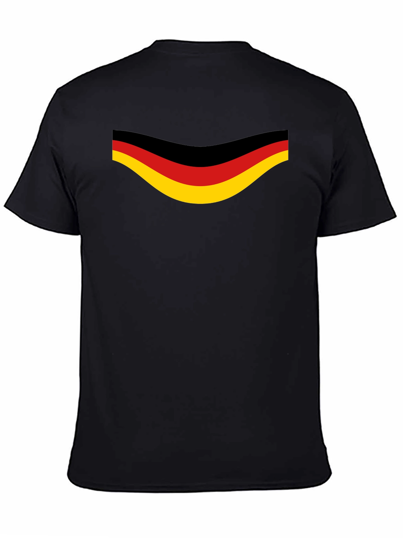 Germany Flag Graphic Black T-Shirt