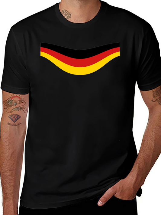 Germany Flag Graphic Black T-Shirt