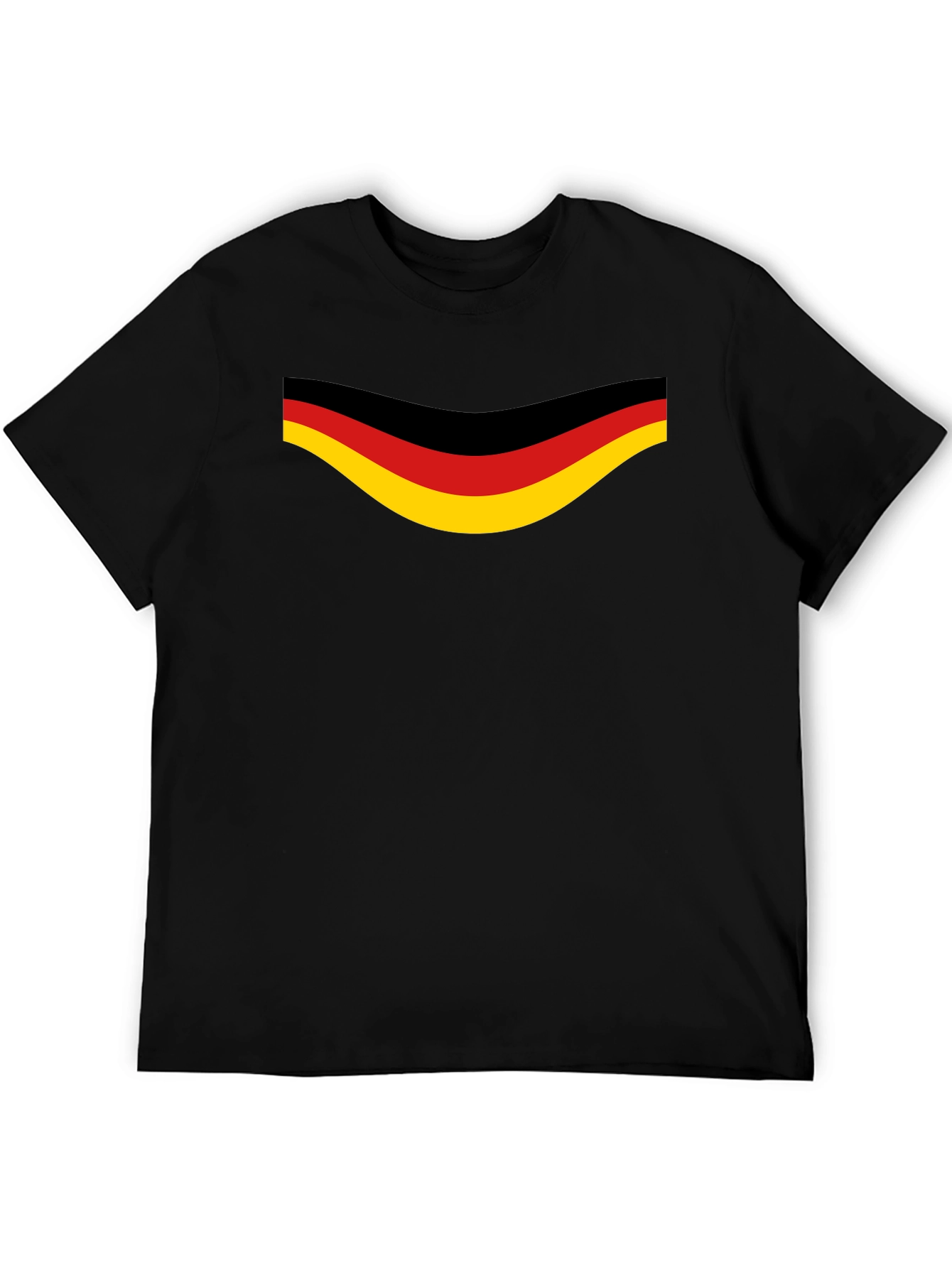 Germany Flag Graphic Black T-Shirt