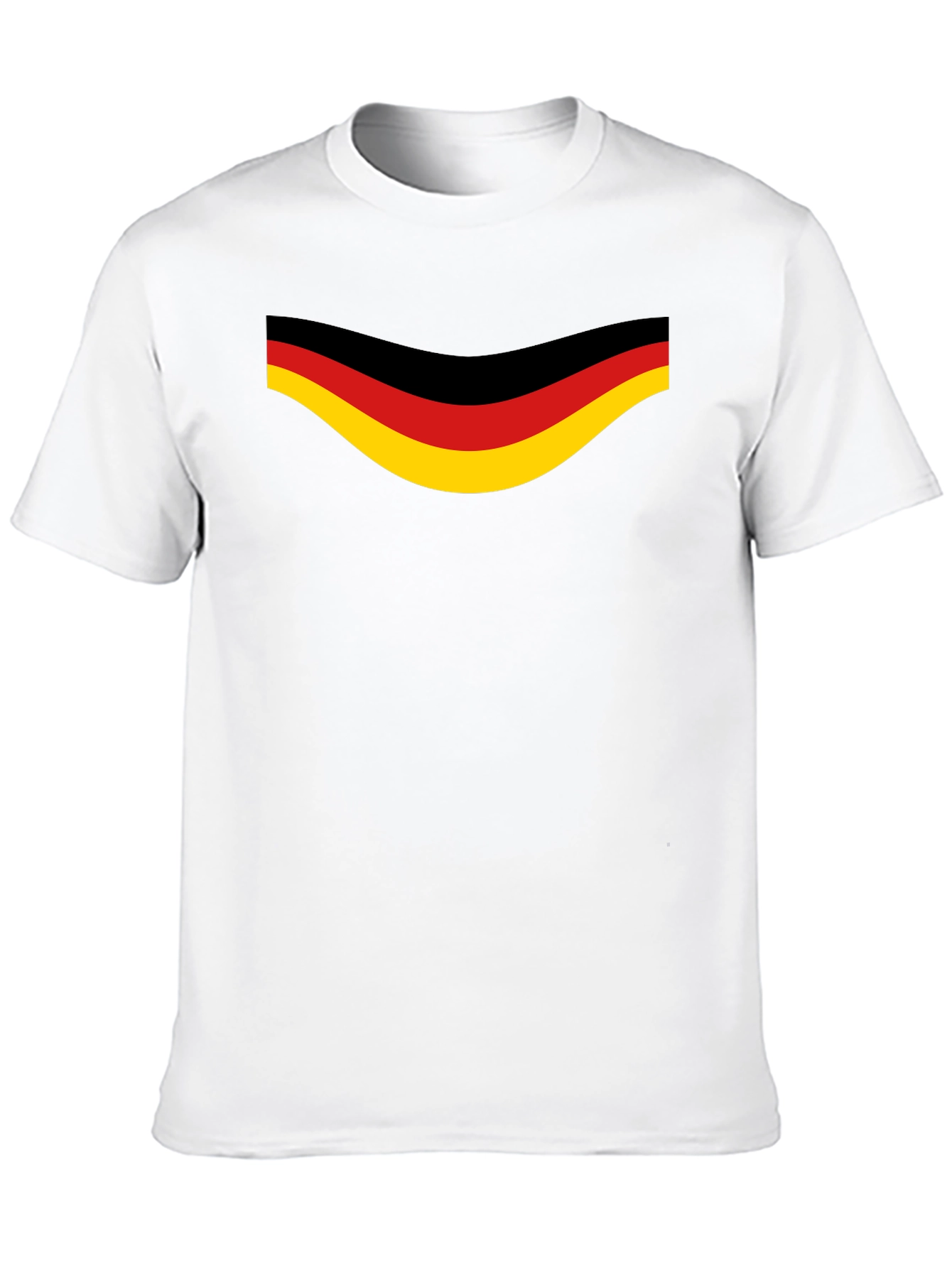 Germany Flag Graphic Black T-Shirt
