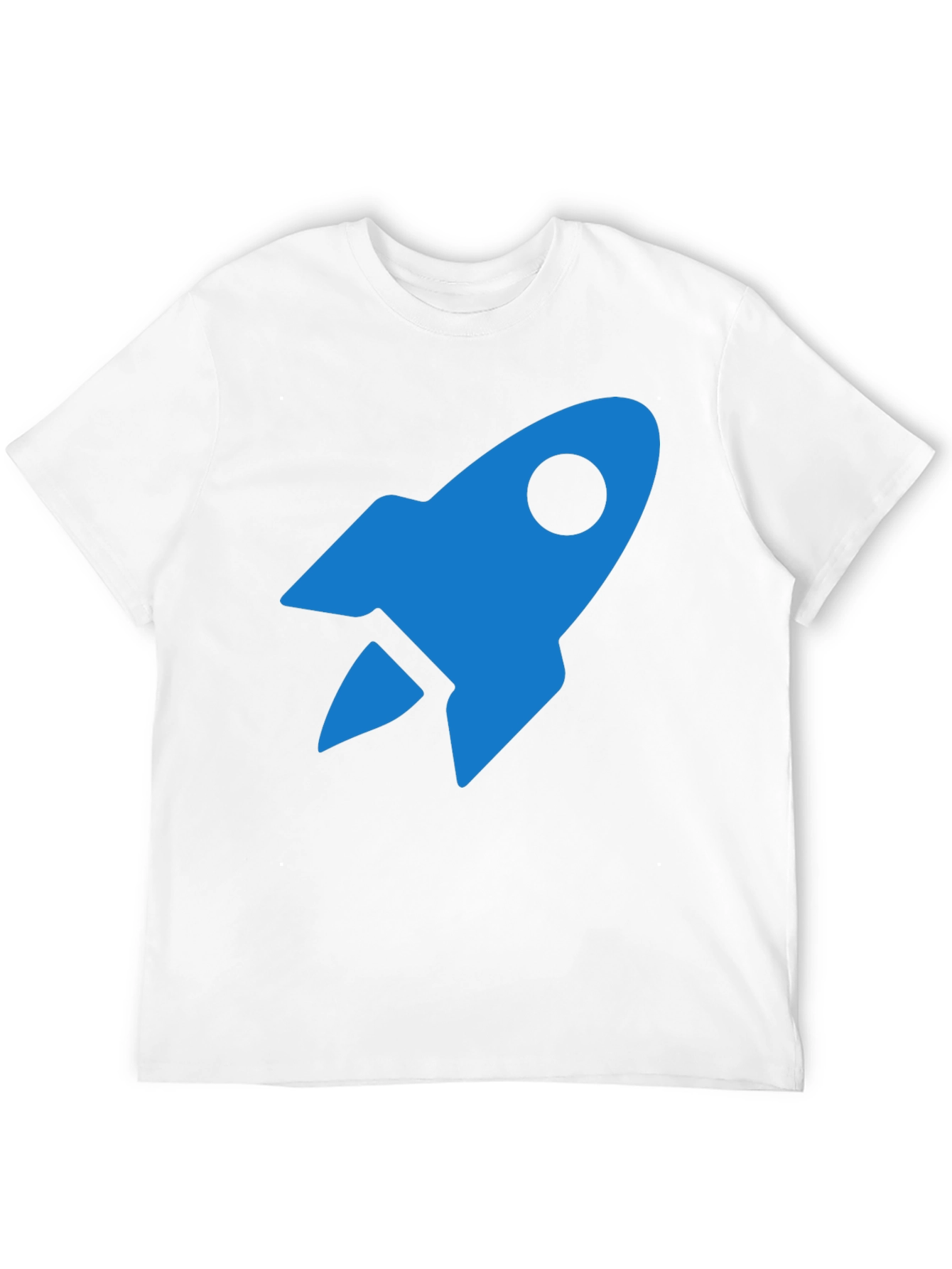 Blue Rocket Graphic Tee - Mens Black T-Shirt