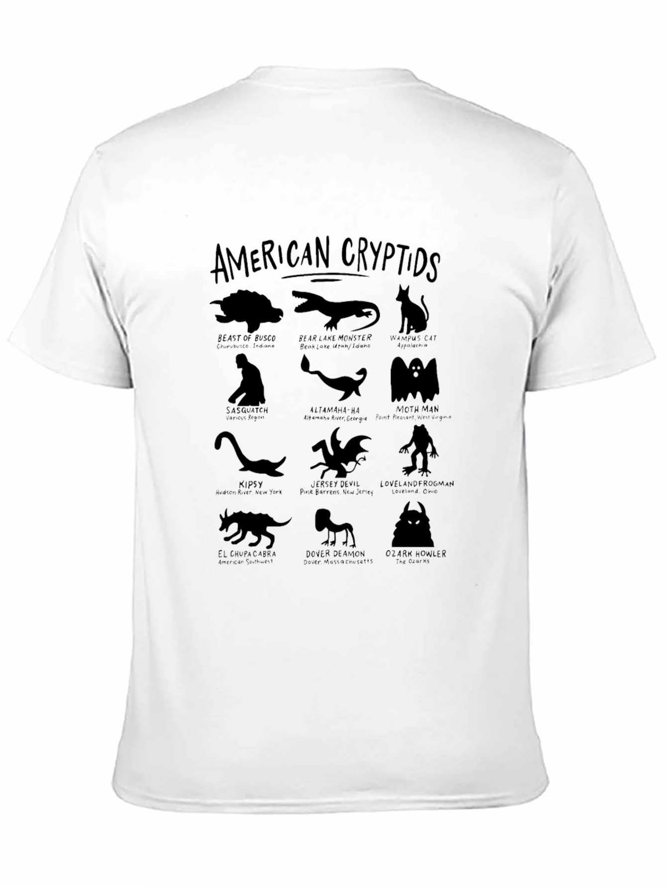 American Cryptids Graphic T-Shirt