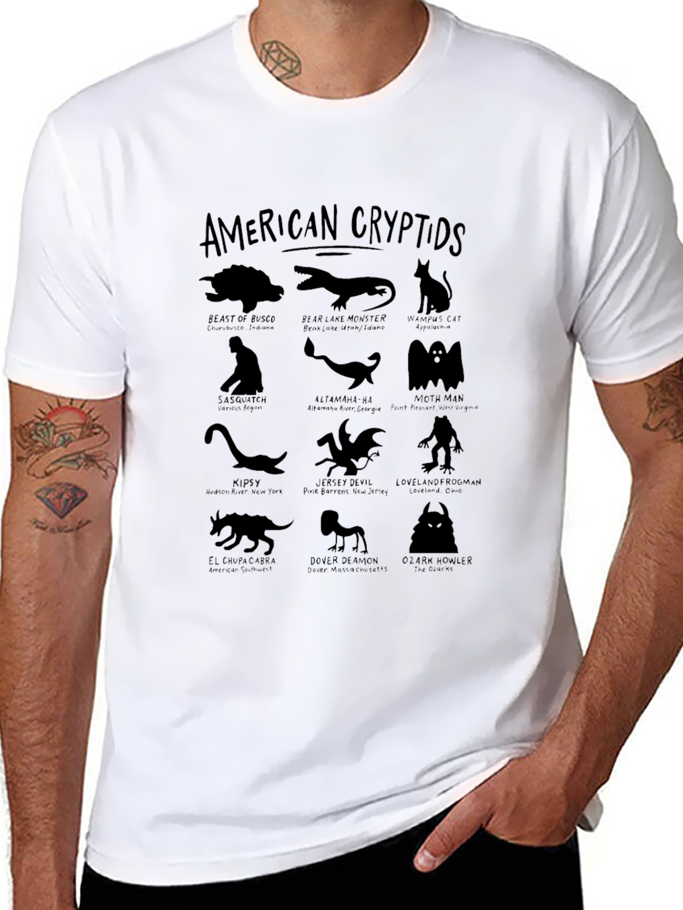 American Cryptids Graphic T-Shirt