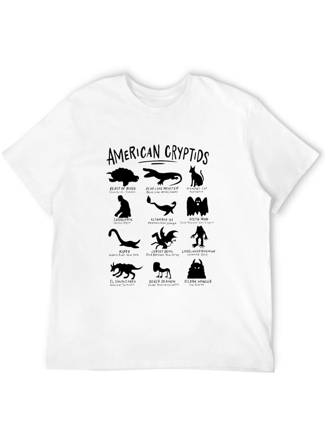 American Cryptids Graphic T-Shirt