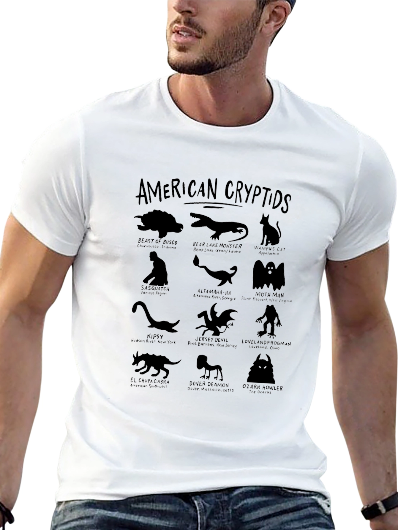 American Cryptids Graphic T-Shirt