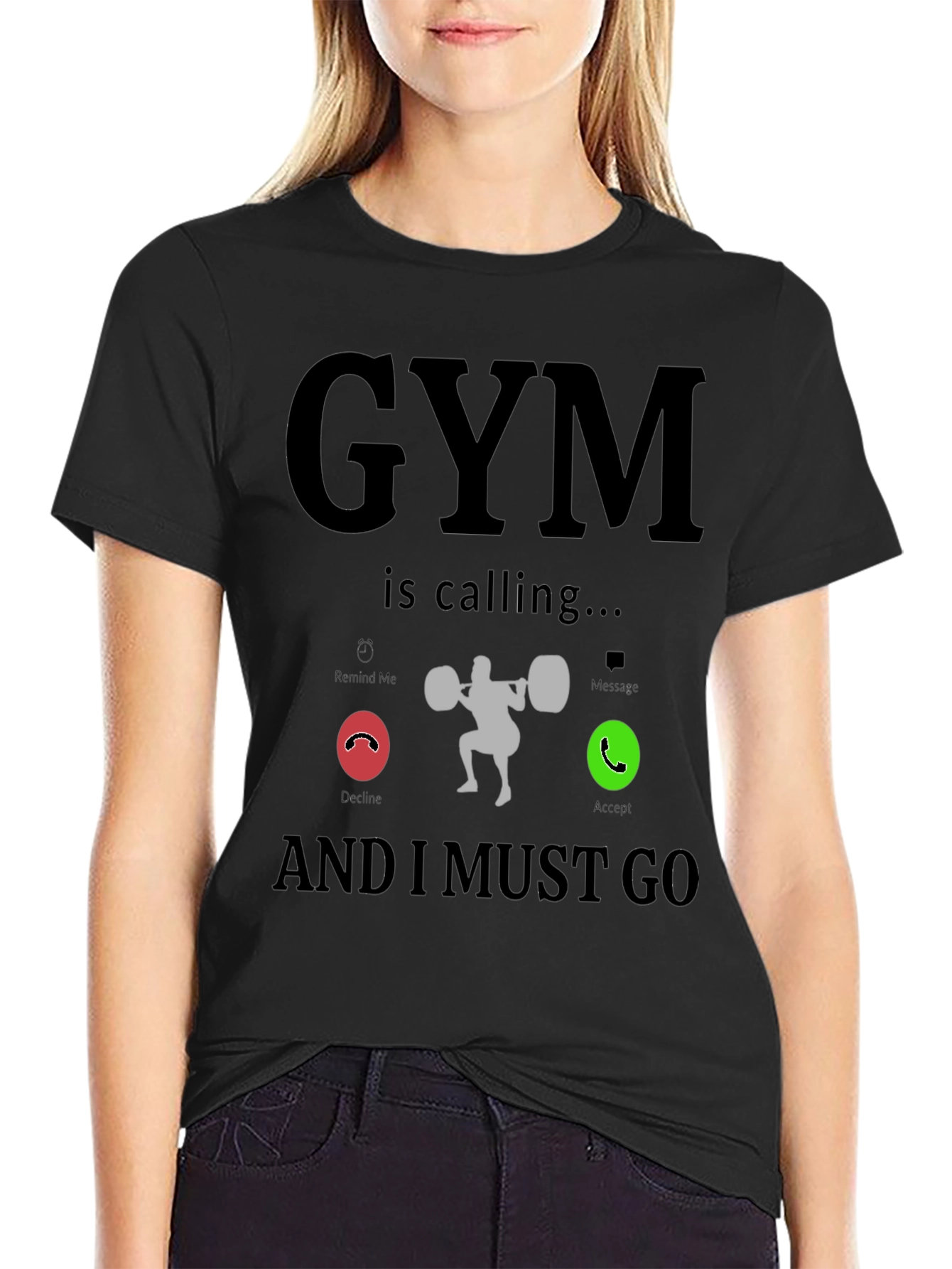 Gym is Calling Funny Workout T-Shirt