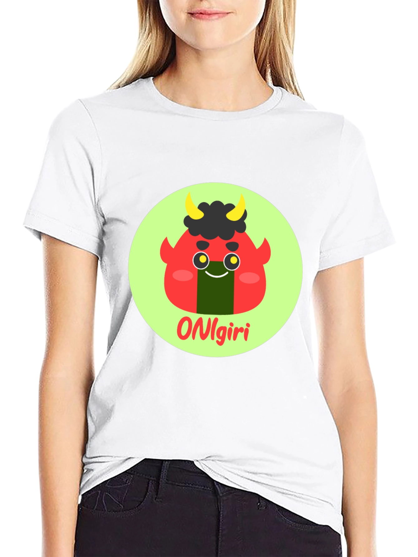 Onigiri Cartoon Graphic T-Shirt