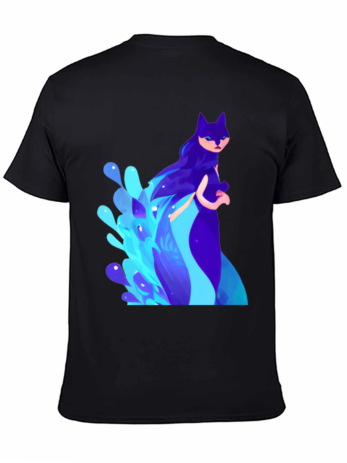 Mystic Cat T-Shirt - Artistic Graphic Tee