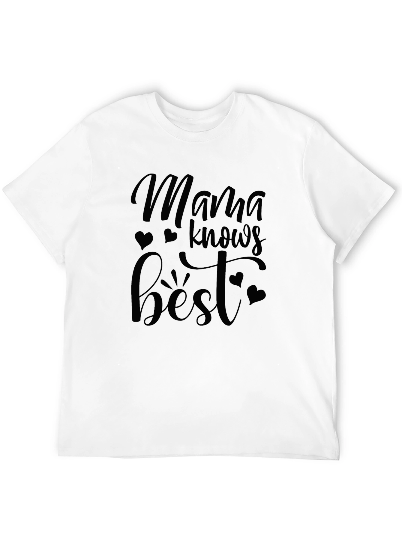 Mama Knows Best Graphic Tee - Black T-Shirt