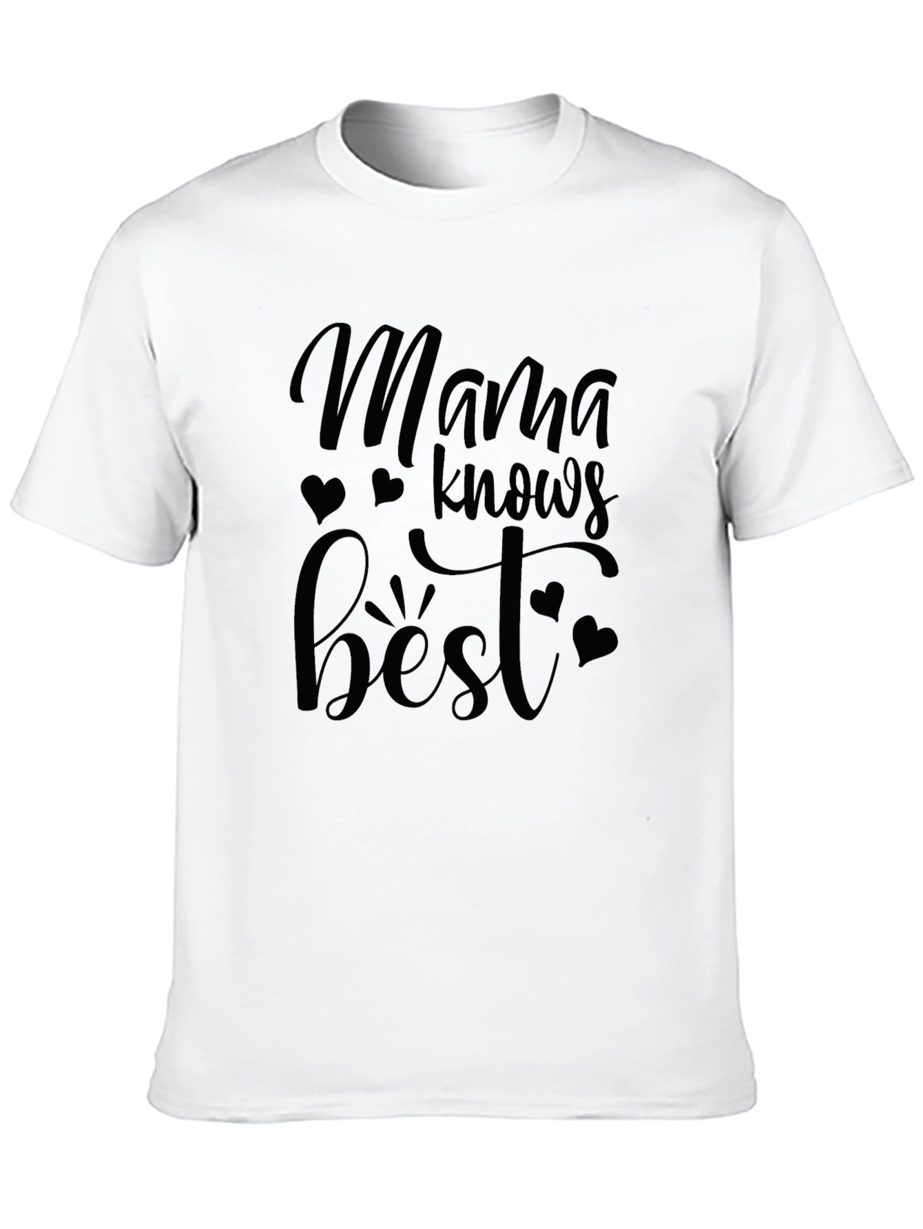 Mama Knows Best Graphic Tee - Black T-Shirt