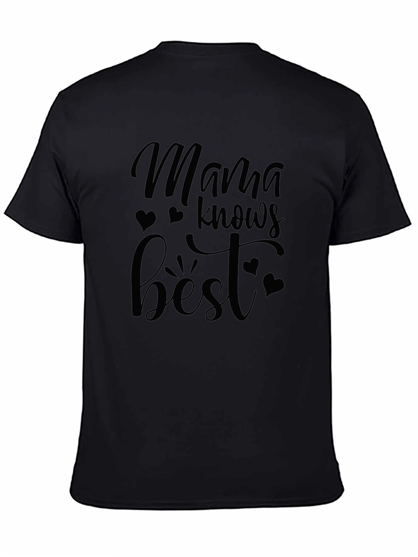 Mama Knows Best Graphic Tee - Black T-Shirt