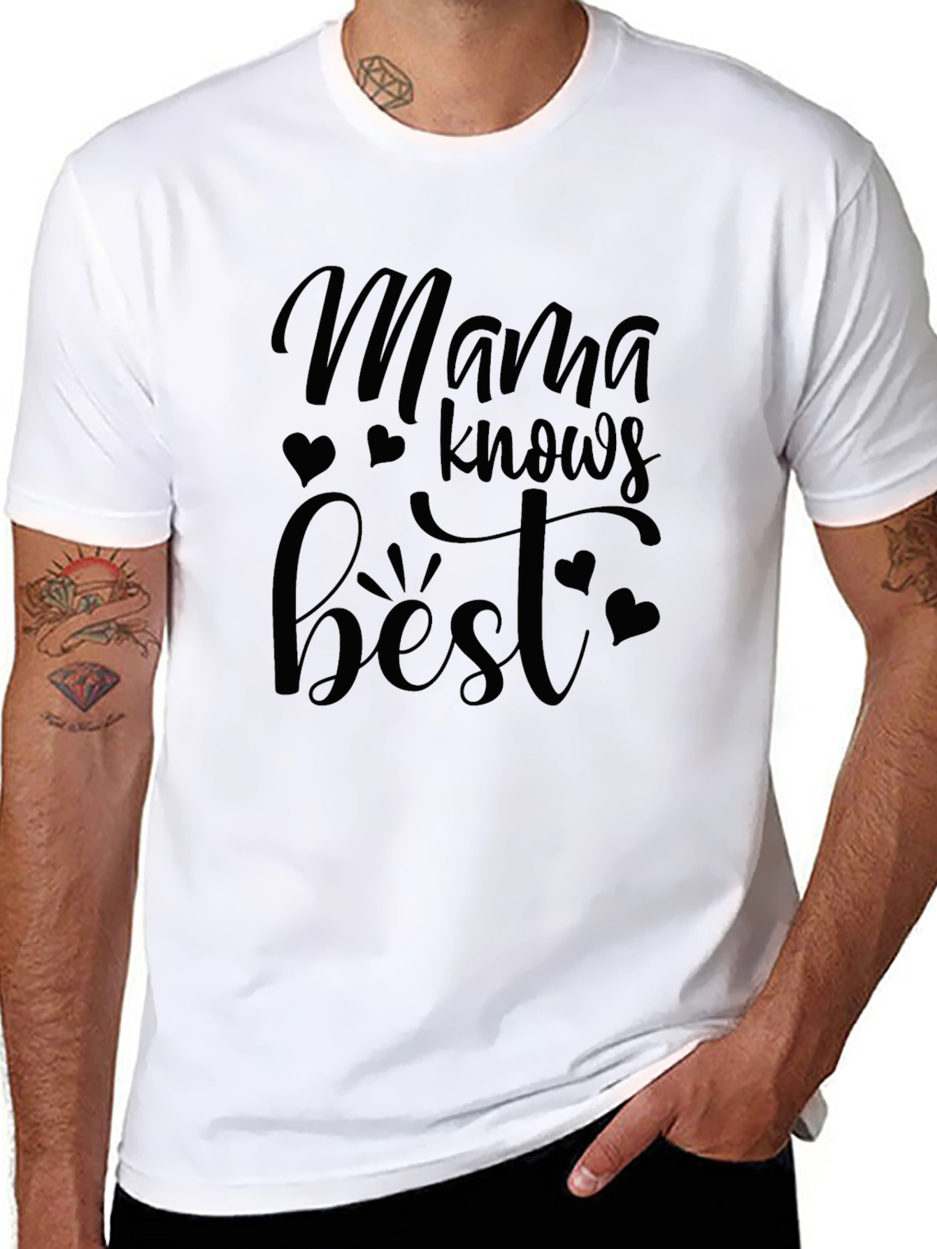 Mama Knows Best Graphic Tee - Black T-Shirt