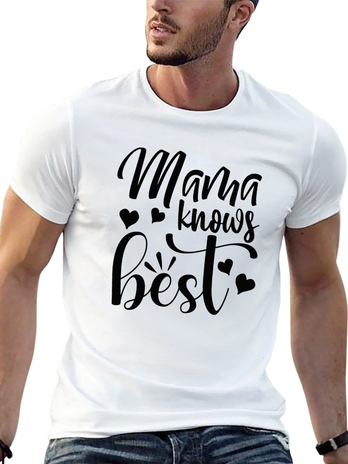 Mama Knows Best Graphic Tee - Black T-Shirt