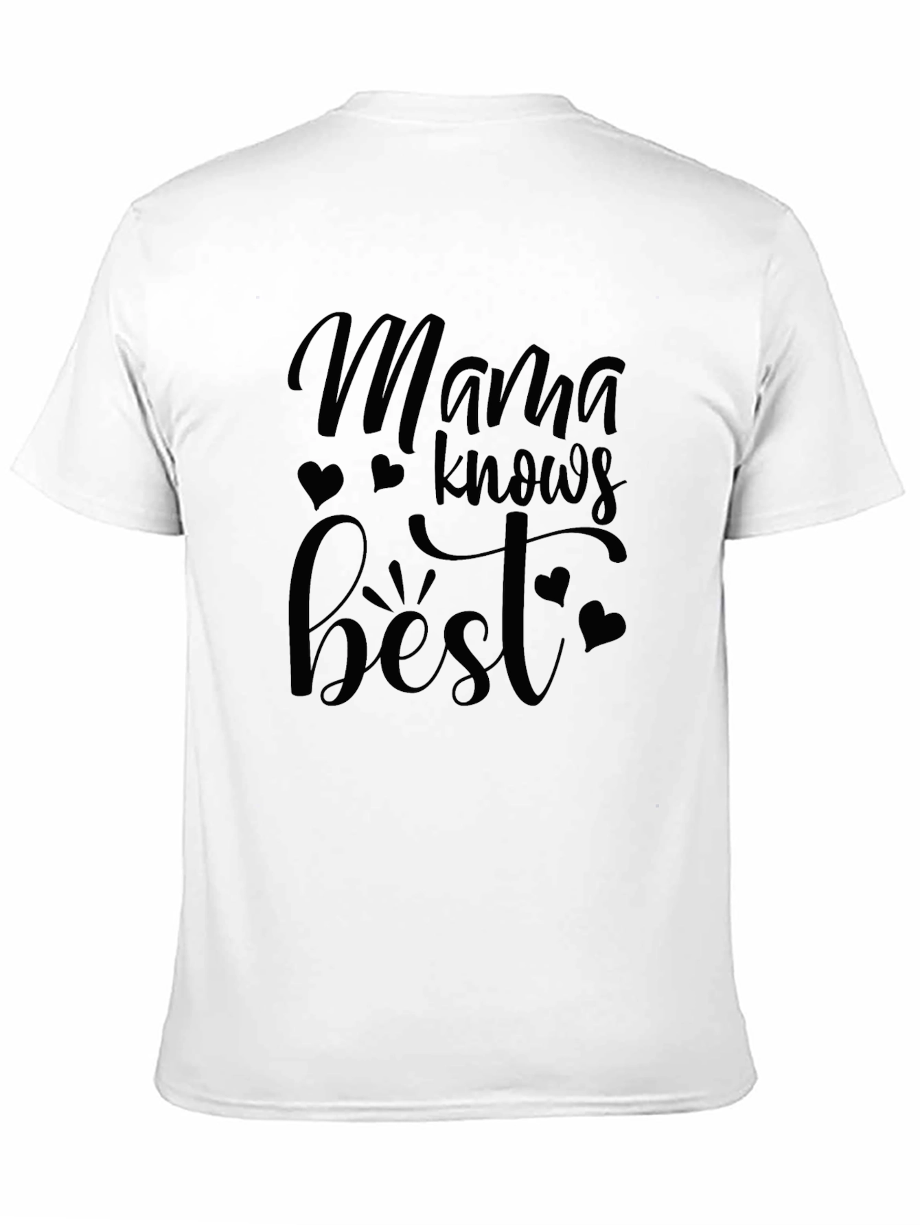 Mama Knows Best Graphic Tee - Black T-Shirt