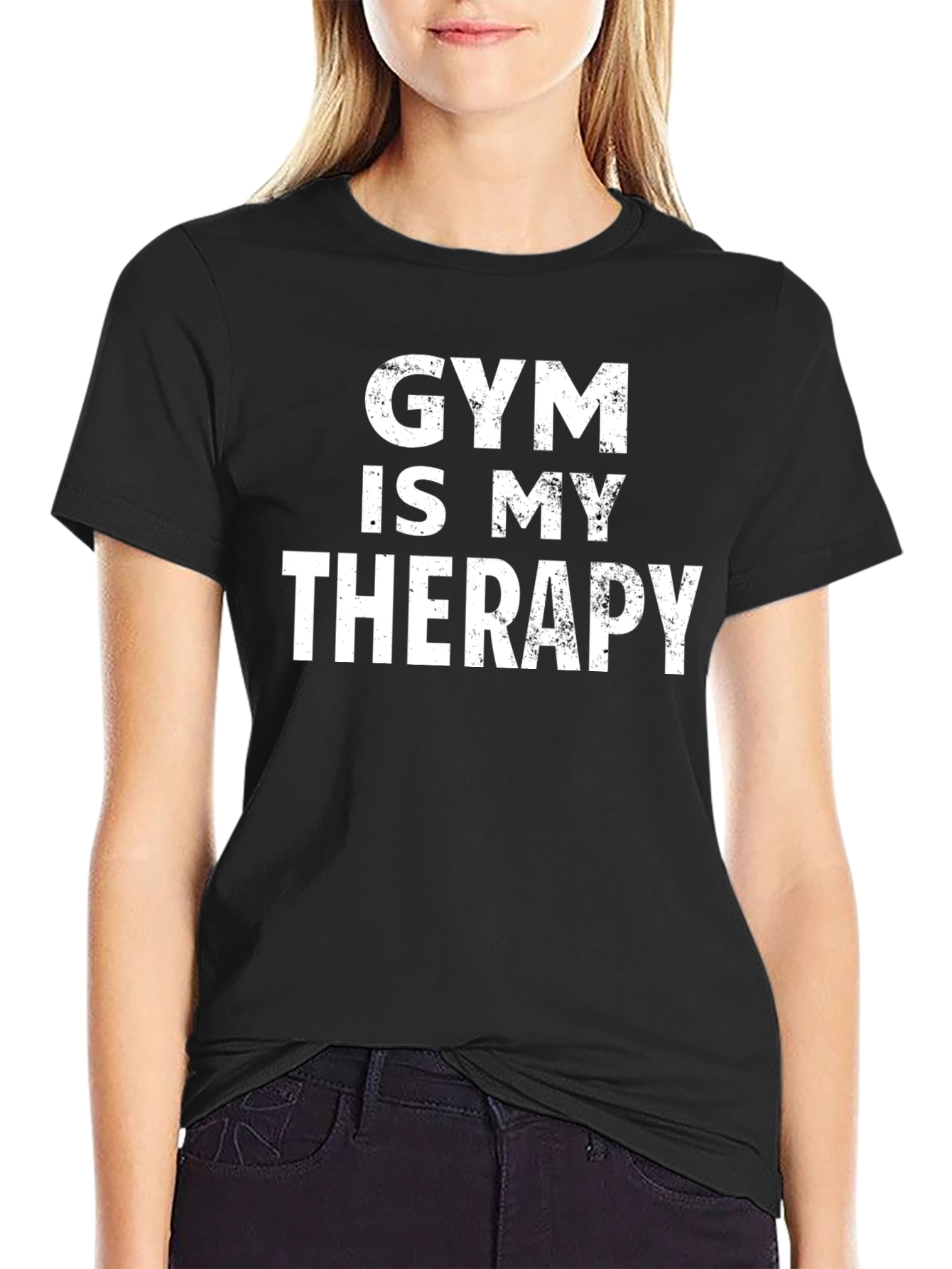 Gym is My Therapy Graphic Tee