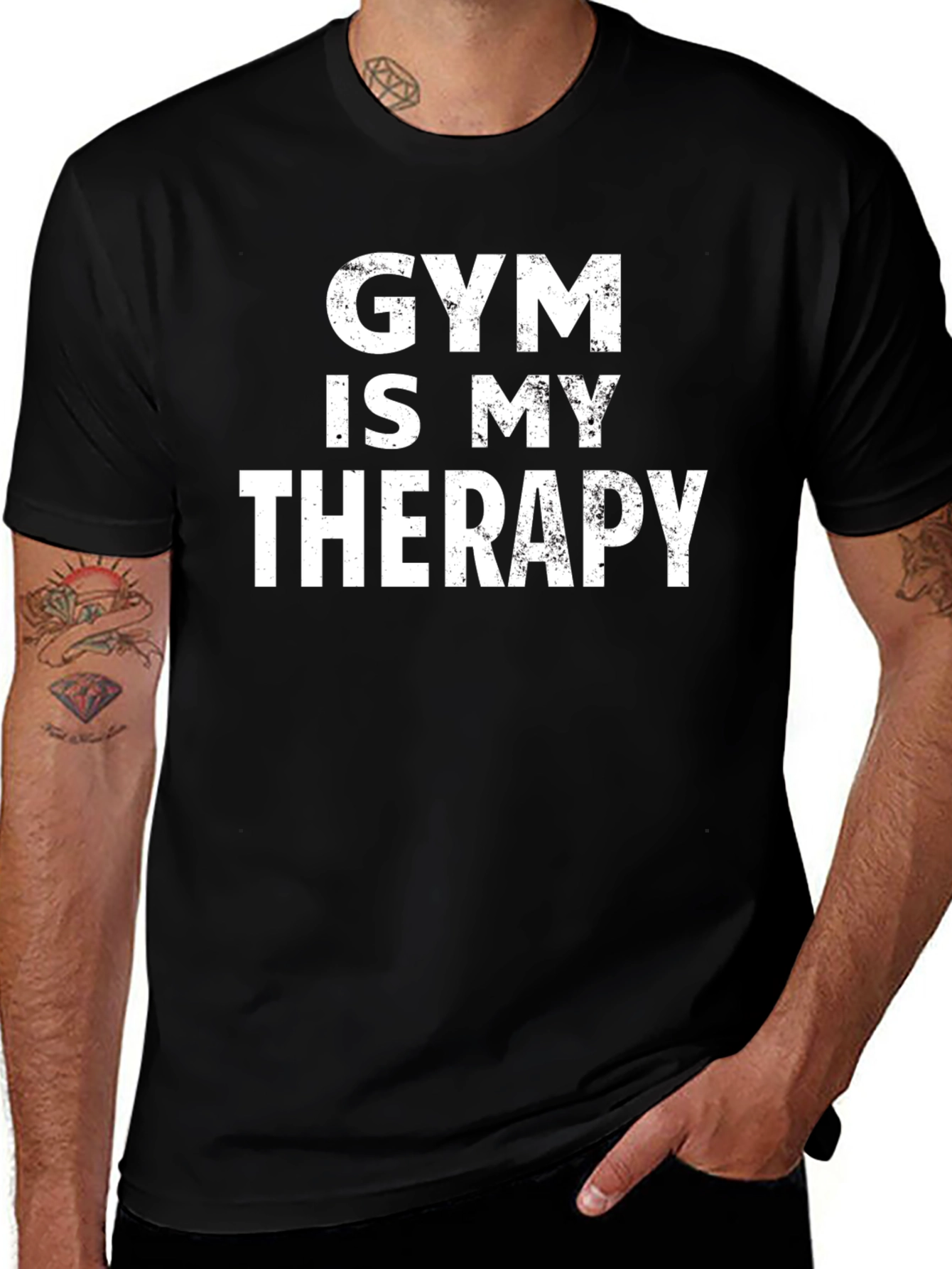 Gym is My Therapy Graphic Tee