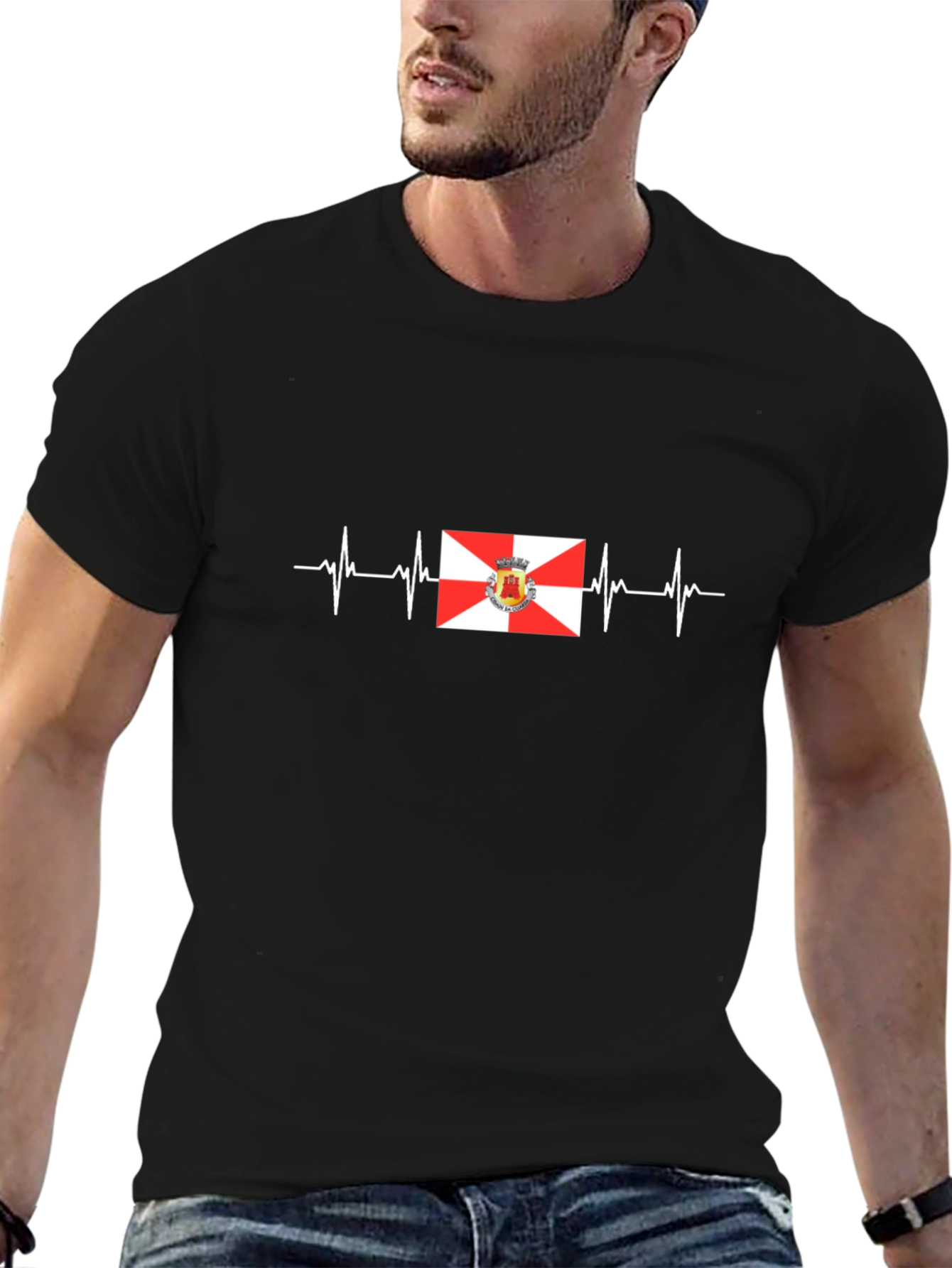 Heartbeat Melilla Flag T-Shirt