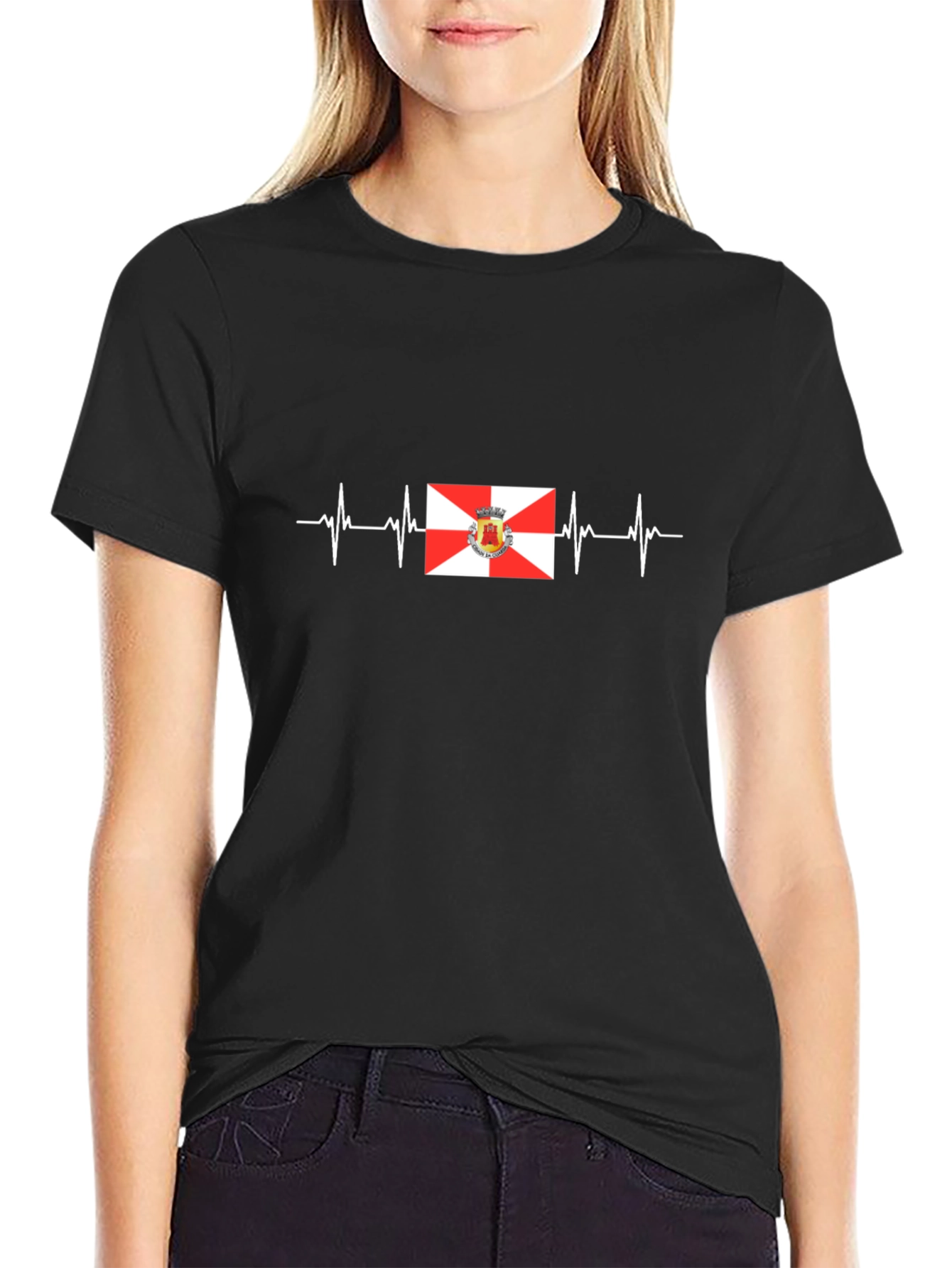 Heartbeat Melilla Flag T-Shirt