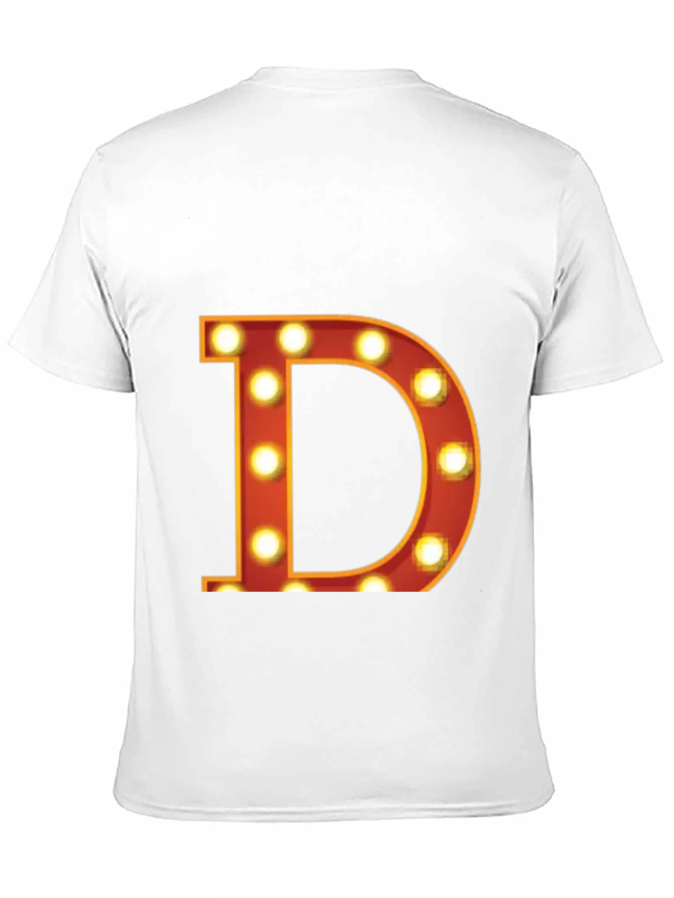 Illuminated D Graphic Tee - Bold Statement T-Shirt