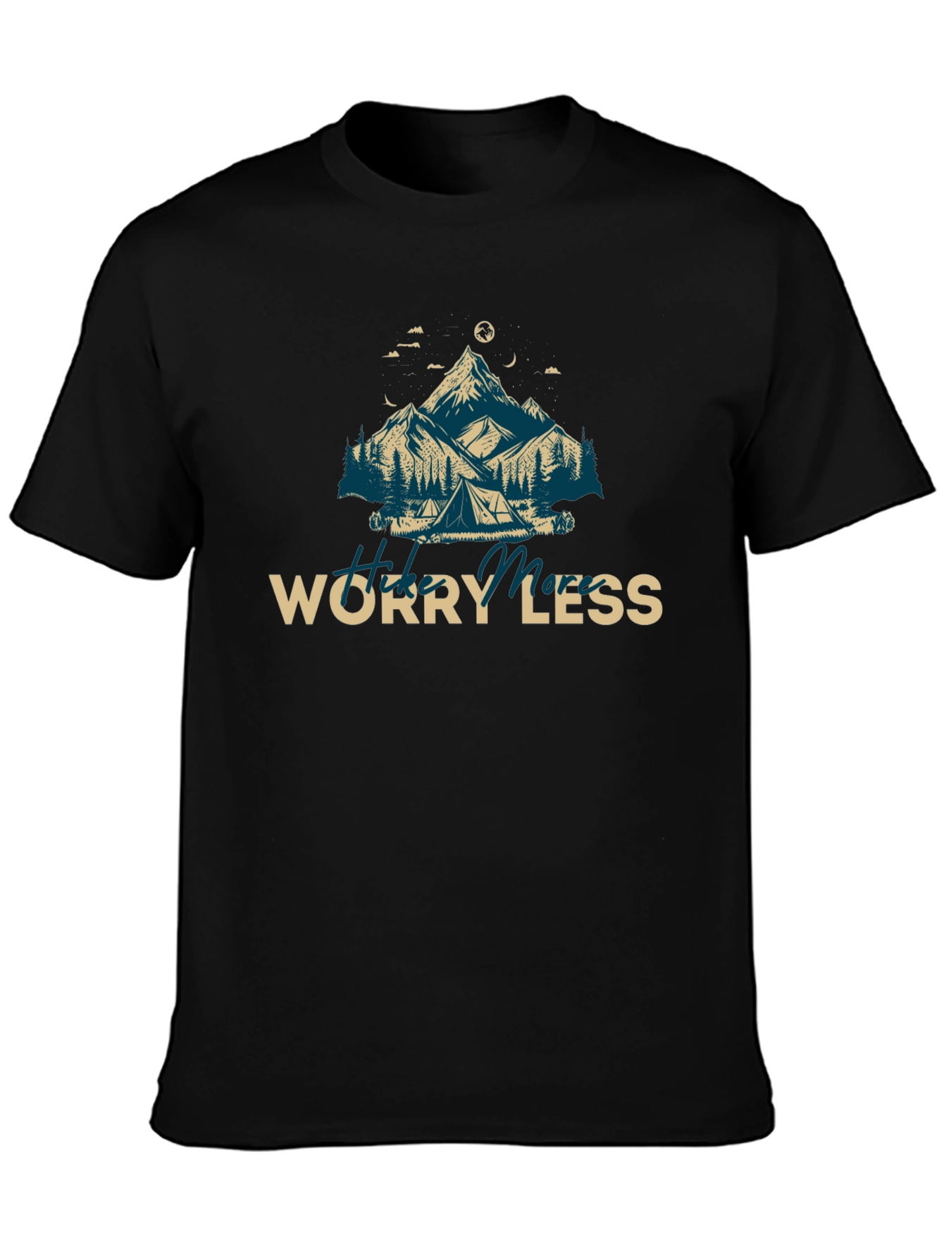 Hike More Worry Less Graphic Tee