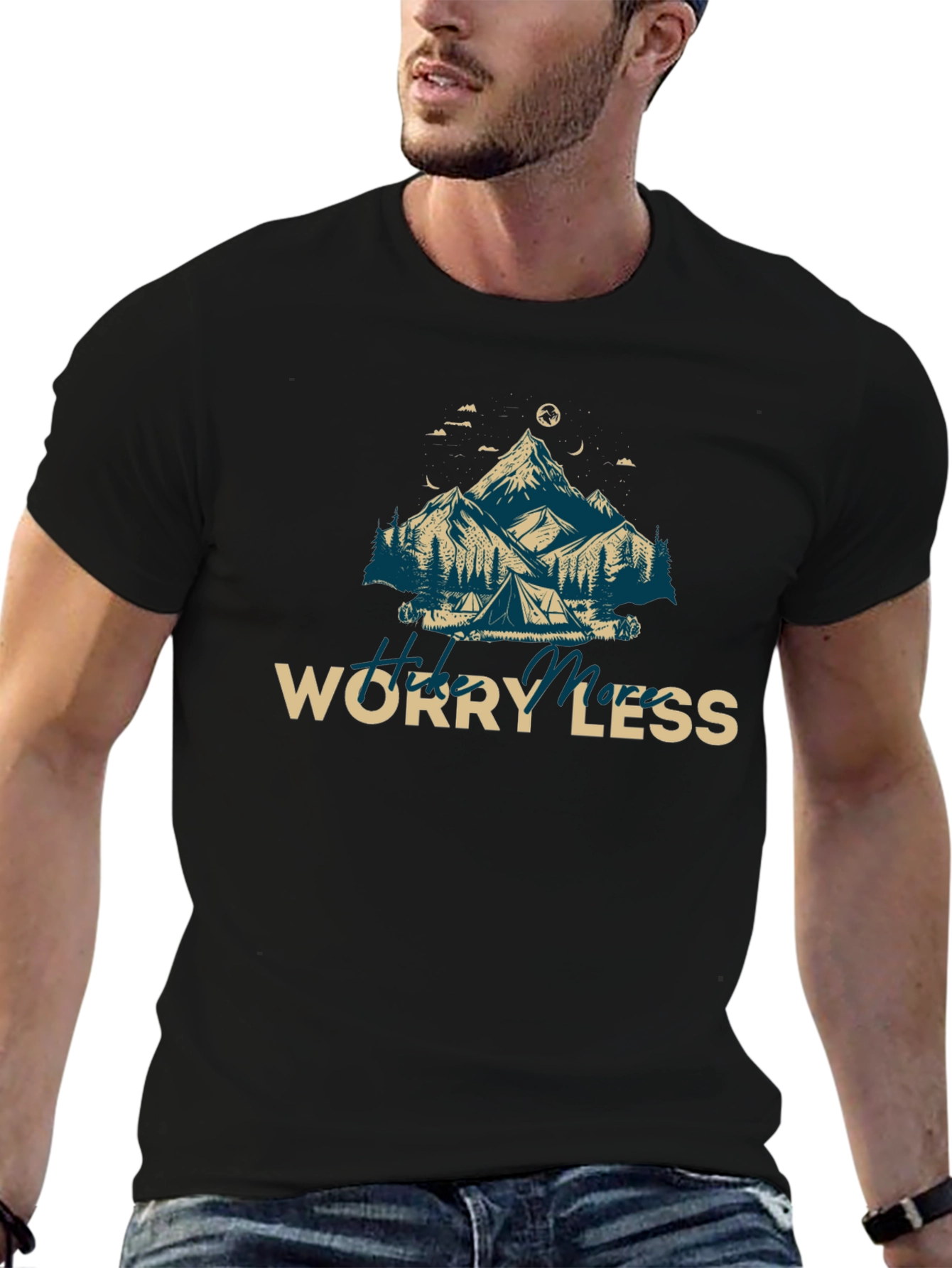 Hike More Worry Less Graphic Tee