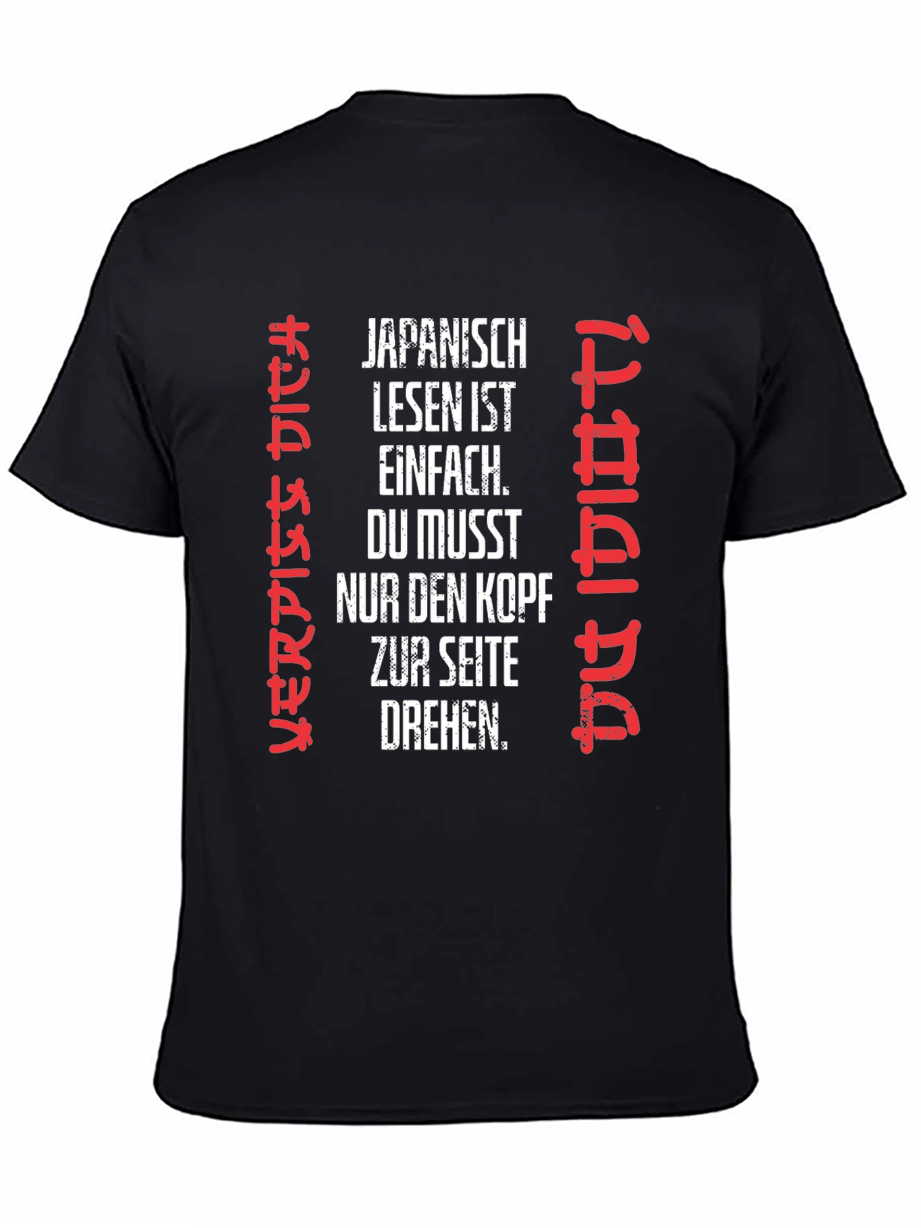 Japanese Reading T-Shirt - Funny Novelty Tee