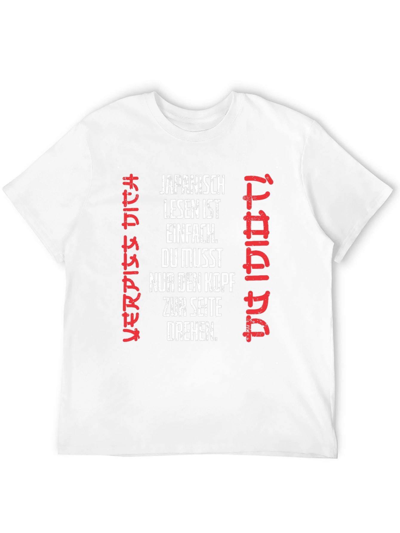 Japanese Reading T-Shirt - Funny Novelty Tee