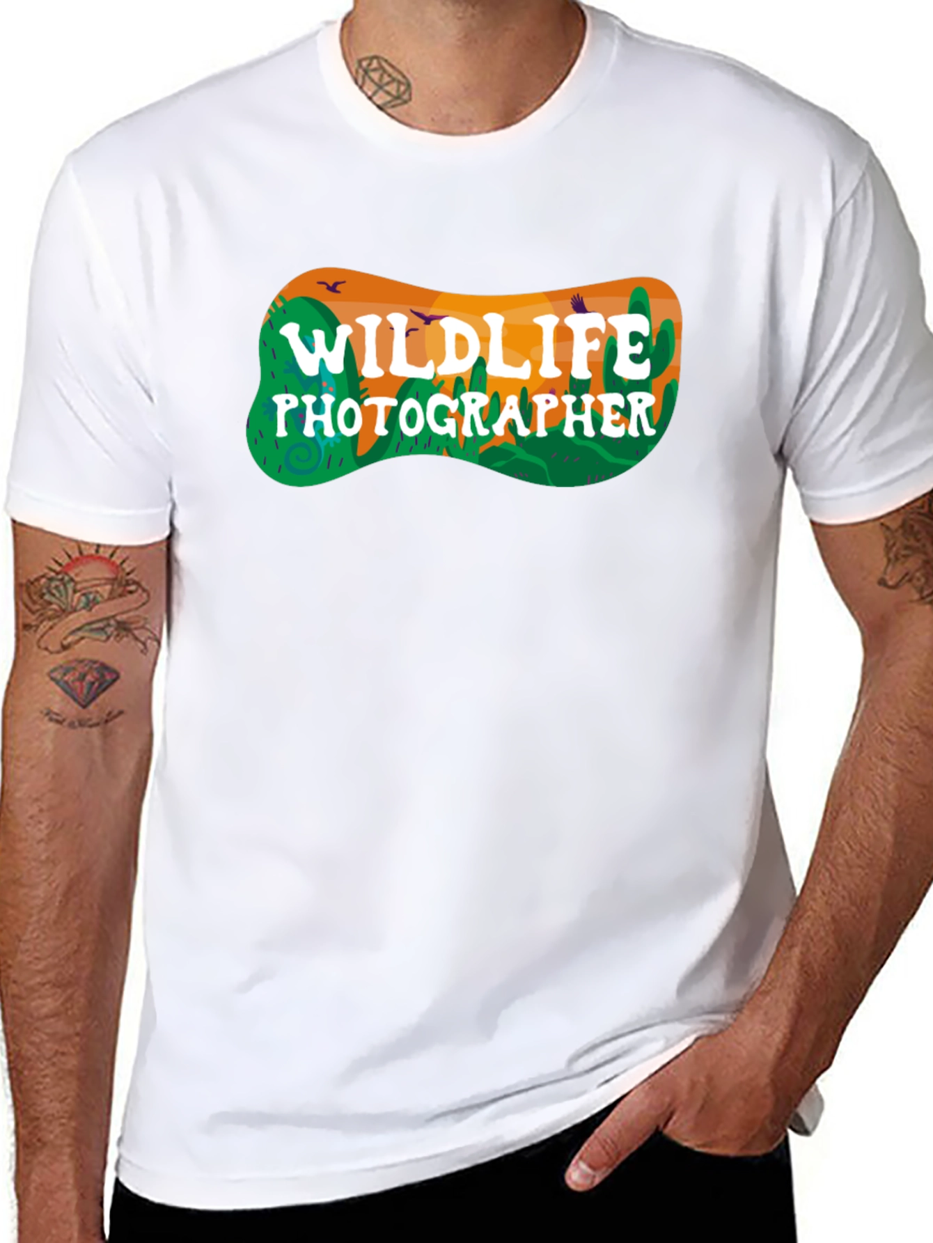 Wildlife Photographer Tee - Desert Theme
