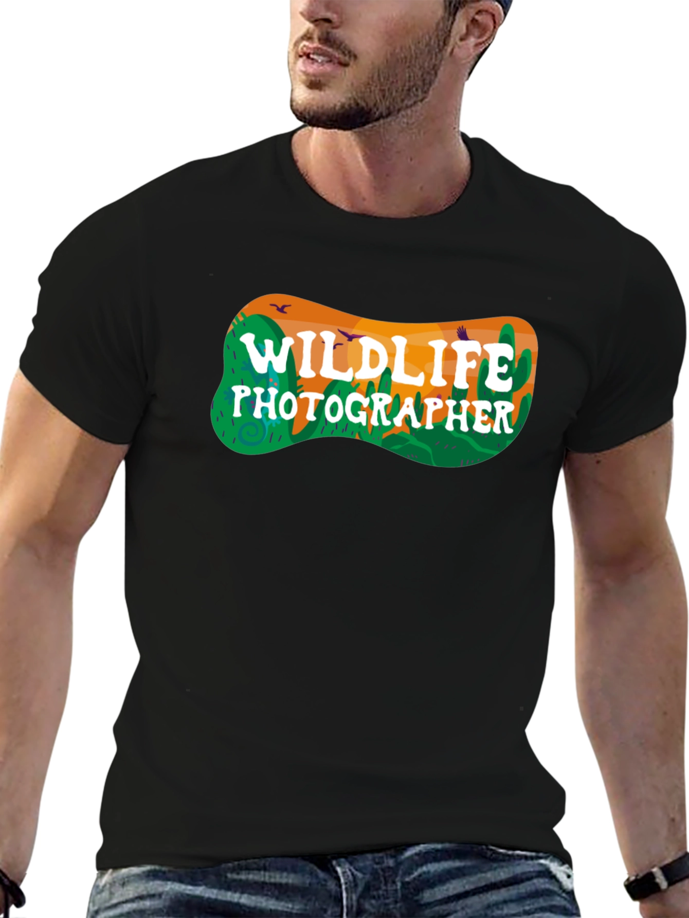Wildlife Photographer Tee - Desert Theme