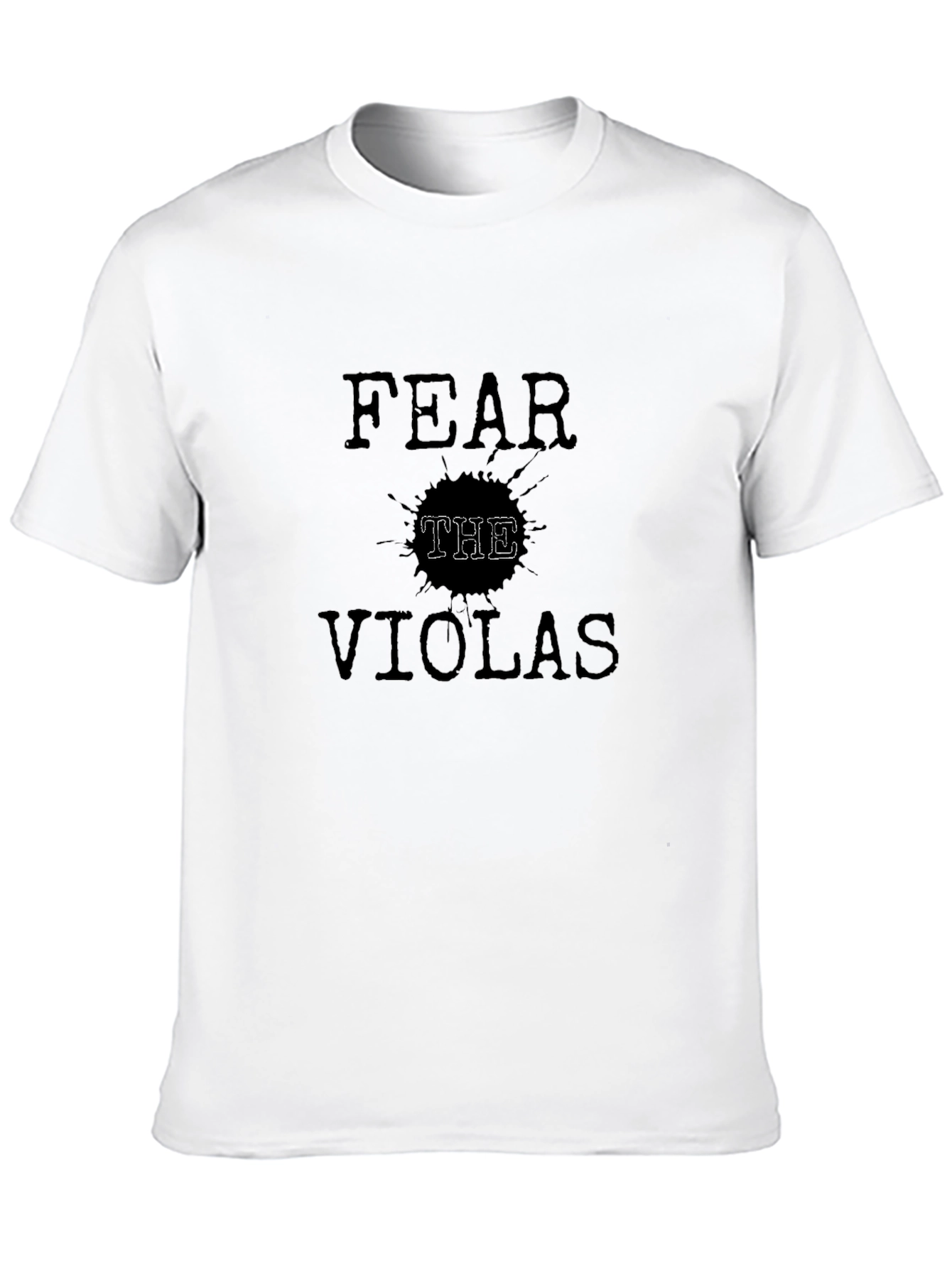 Fear The Violas T-Shirt - Black Cotton Tee