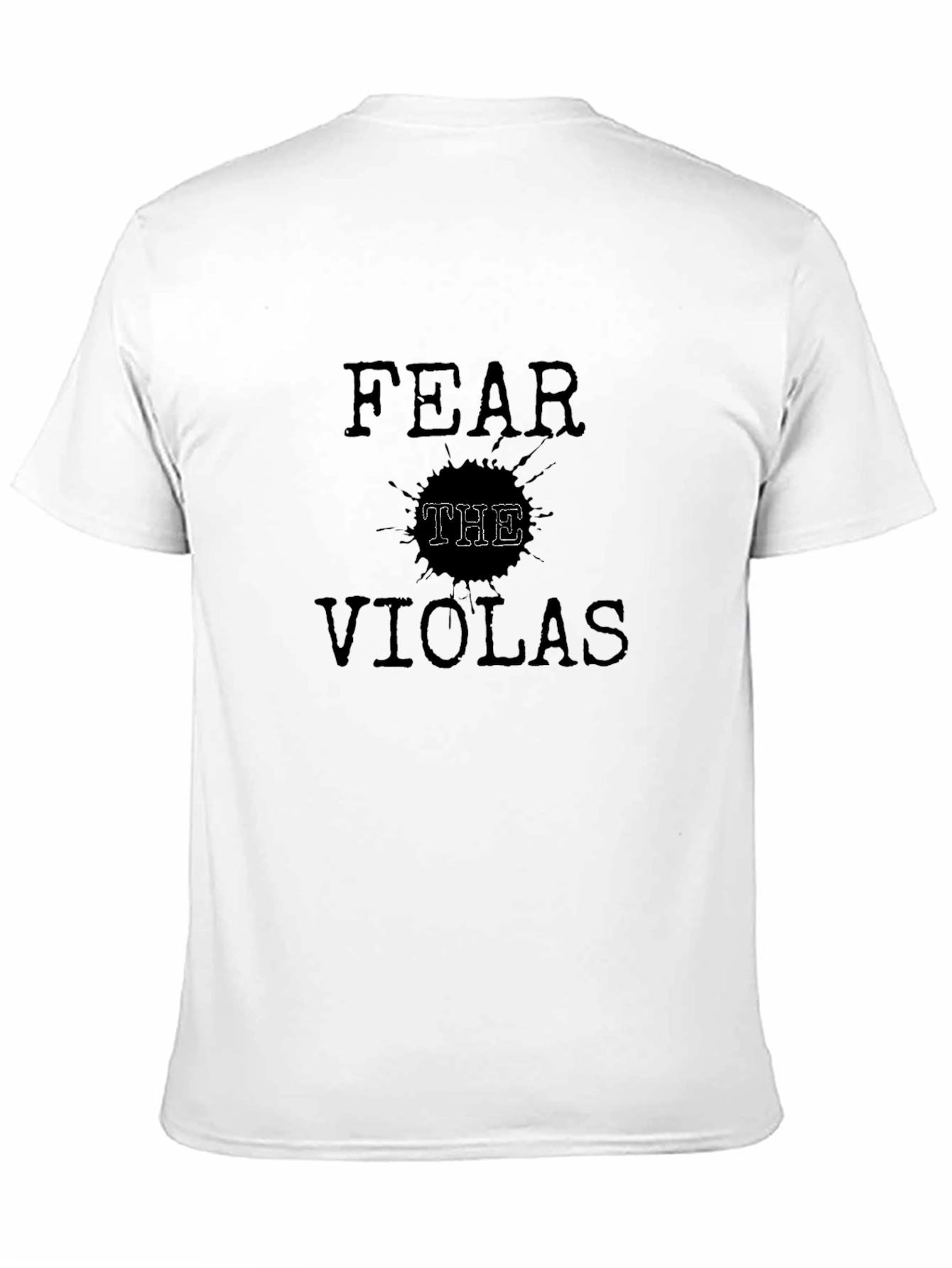 Fear The Violas T-Shirt - Black Cotton Tee