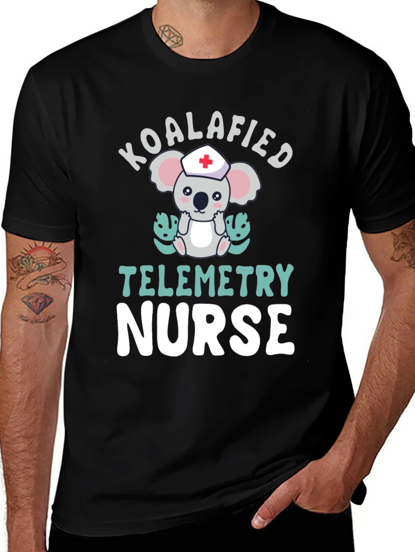 Koalafied Telemetry Nurse Graphic Tee
