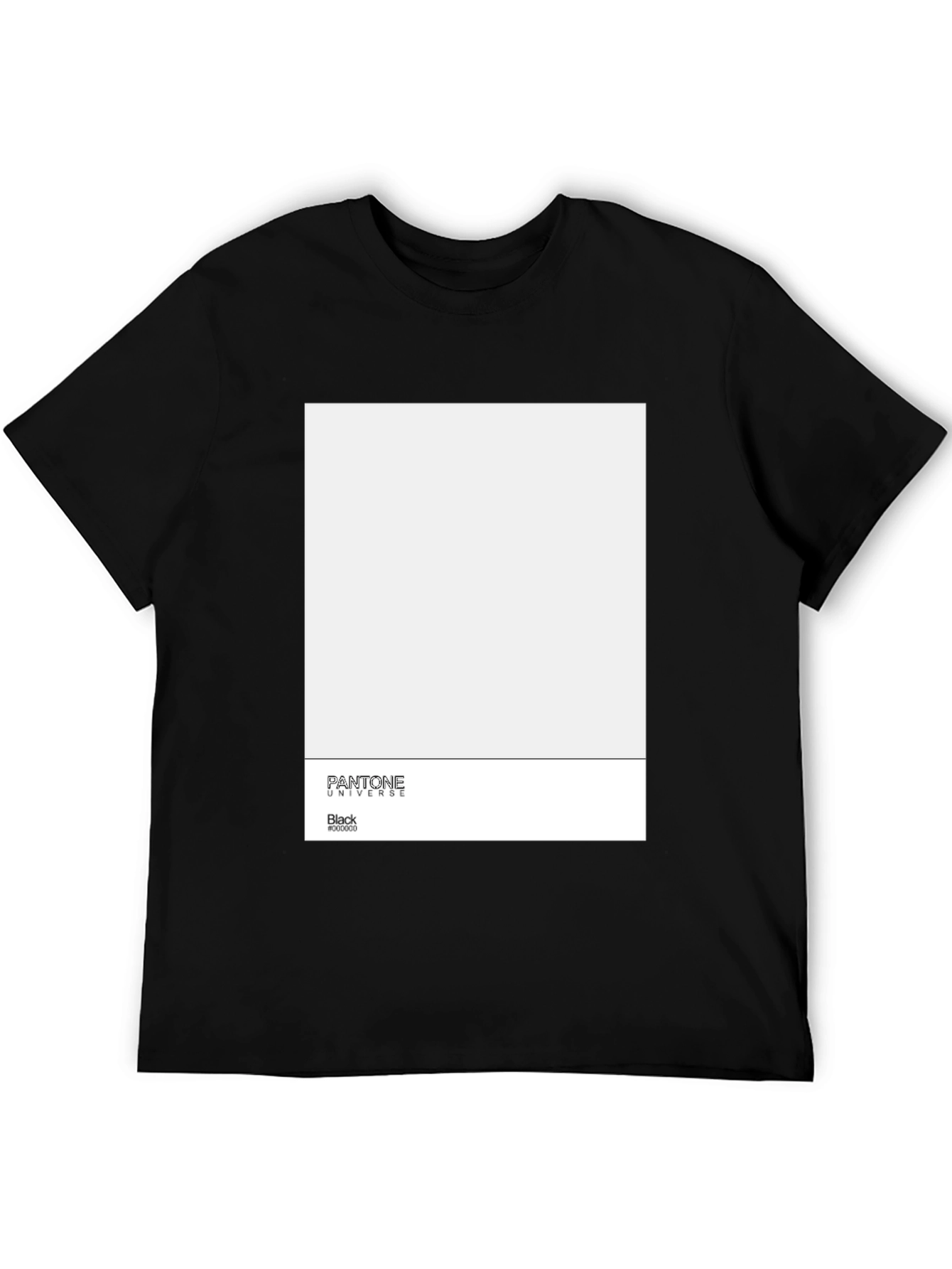 Pantone Universe Black T-Shirt - Modern Graphic Tee