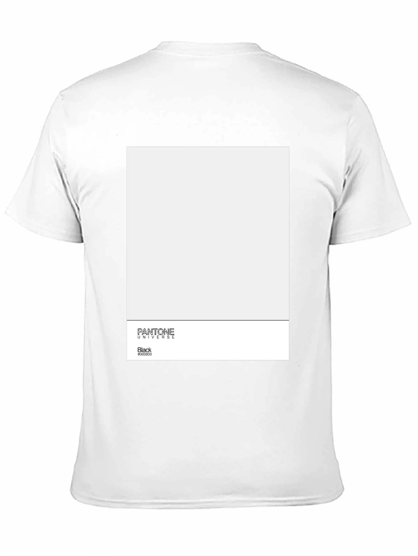 Pantone Universe Black T-Shirt - Modern Graphic Tee
